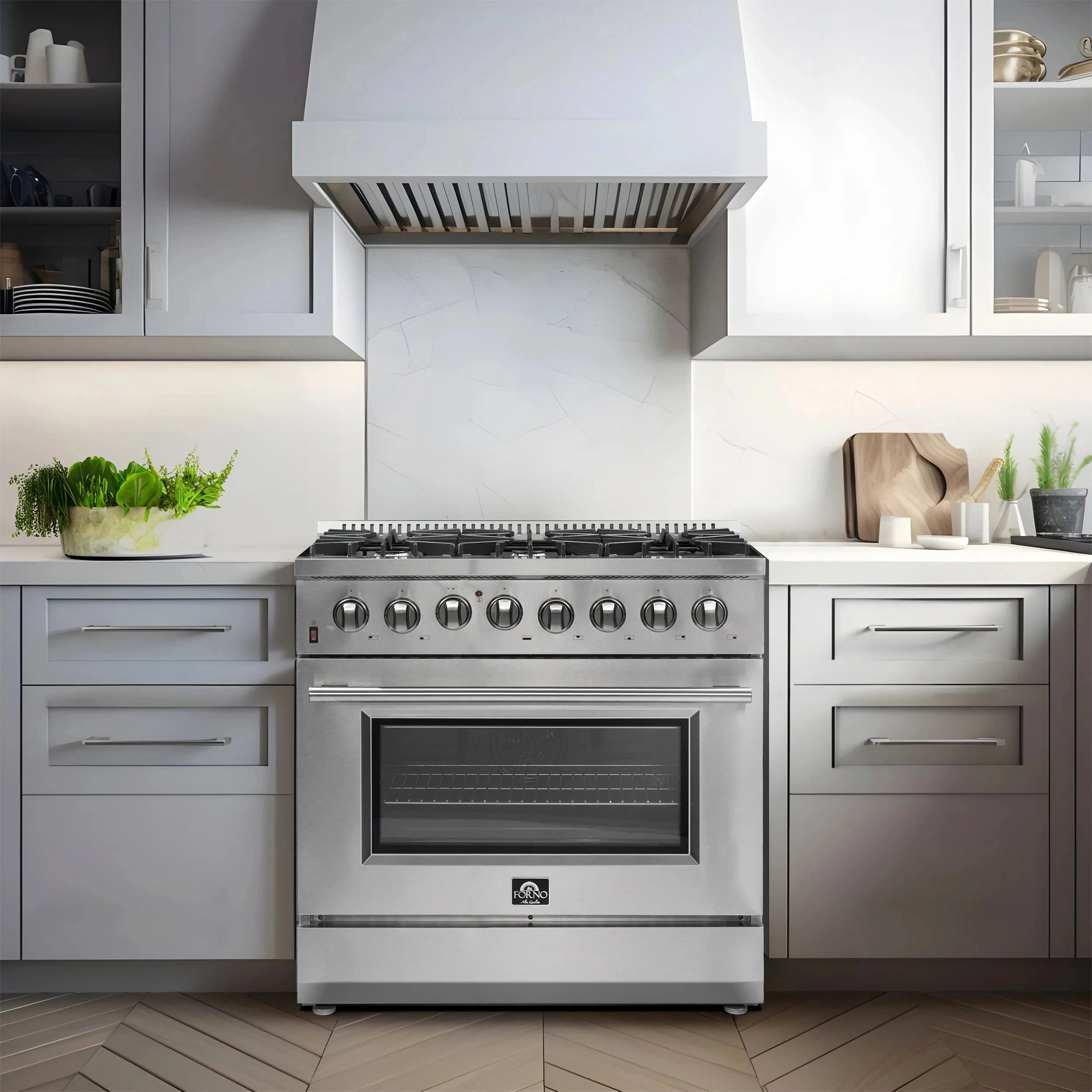 **Forno 36-Inch Dual Fuel Range, Dishwasher & 36-Inch Refrigerator Package (FBDL00402CAUS) – Premium Kitchen Appliances for Modern Homes**    *Use Cases: Perfect for home chefs, kitchen remodels, and luxury appliance upgrades.*
