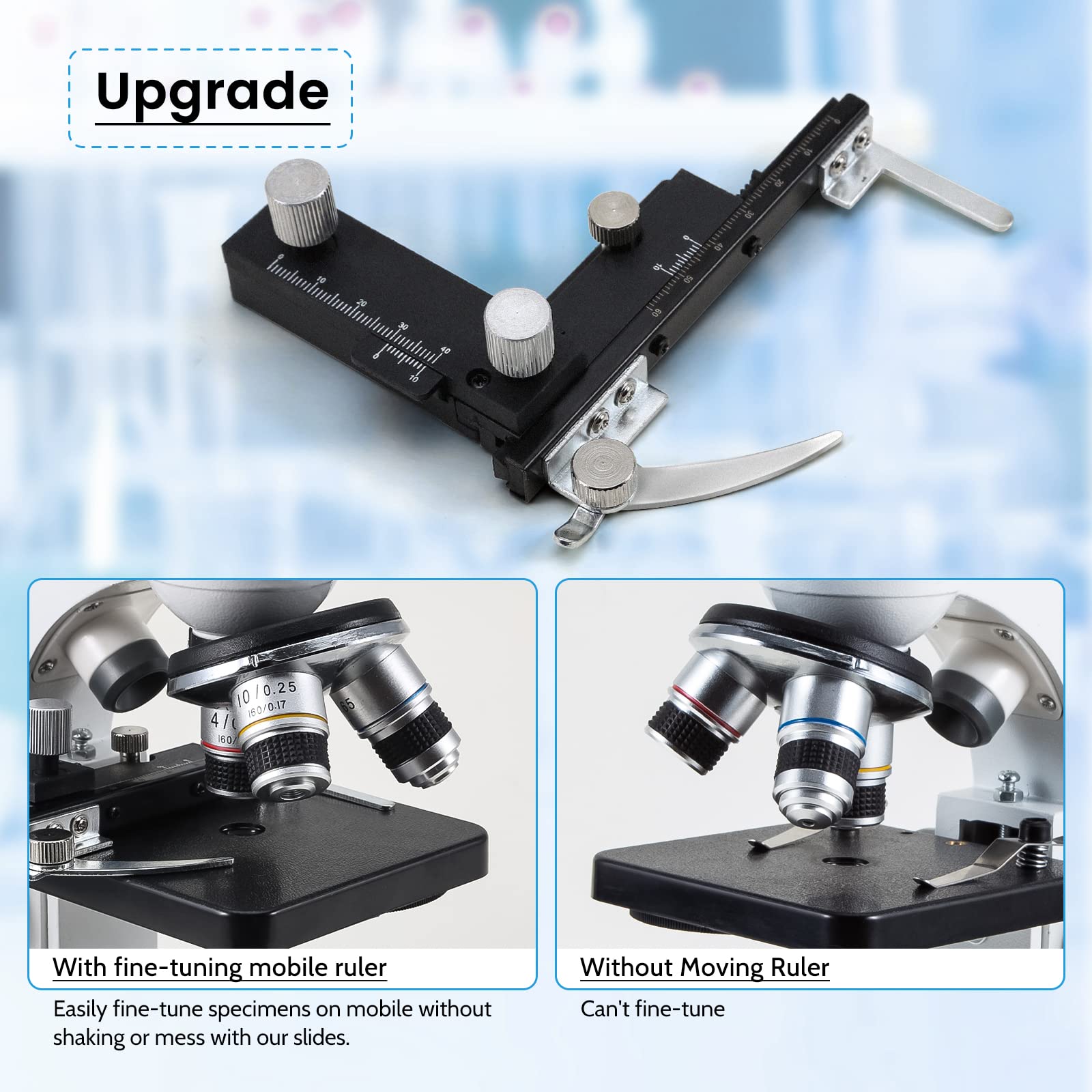 40X-2000X Professional Microscope for Kids, Students & Adults - with 30 Prepared Slides, 2.0MP Camera & Phone Adapter - Perfect for School Labs, Home Education & Scientific Exploration
