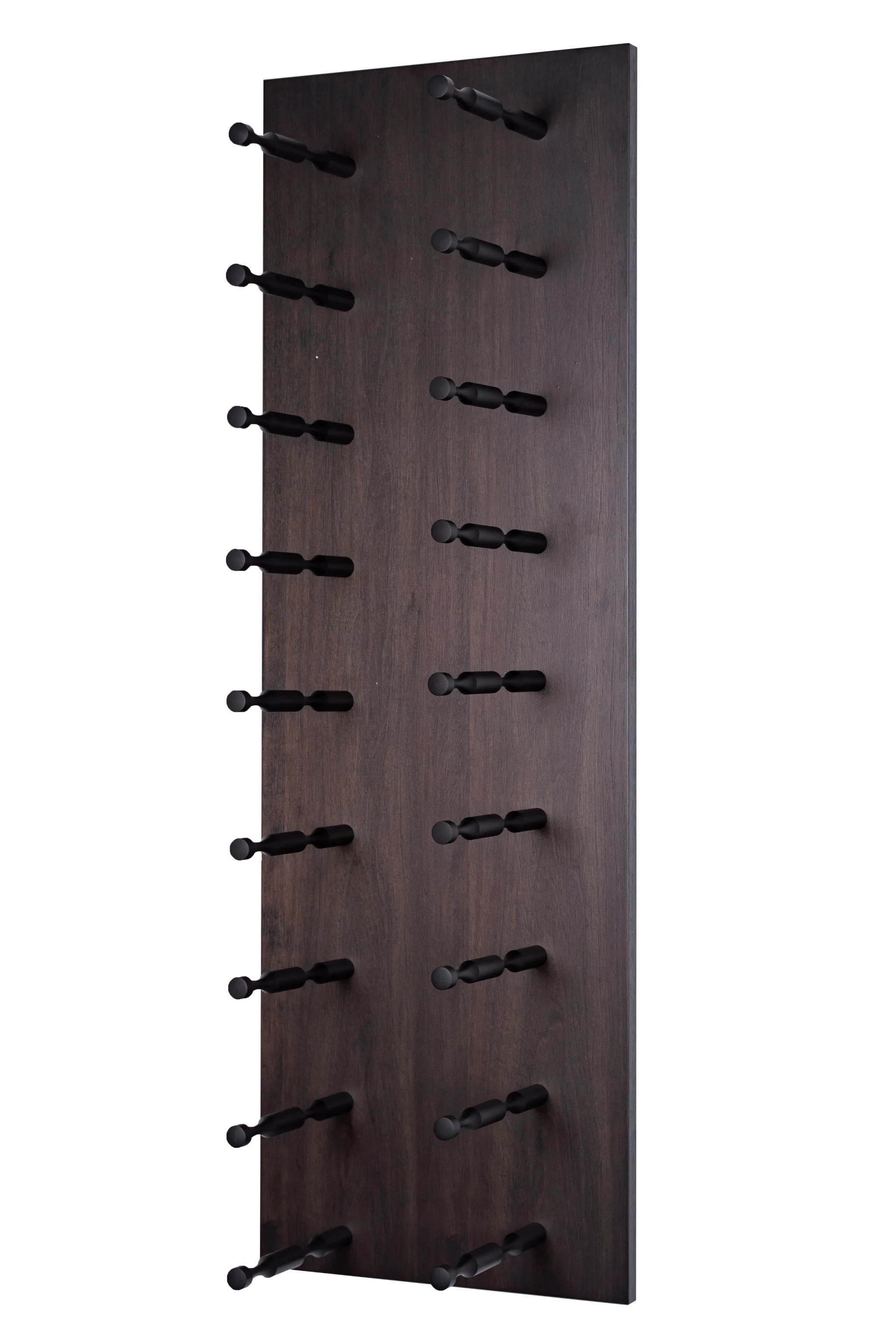 Kessick Wine as Art 14x42 Vertical Wood Panel Wine Rack - Elegant Wall Mounted Wine Storage for Home, Office, or Restaurant Decor