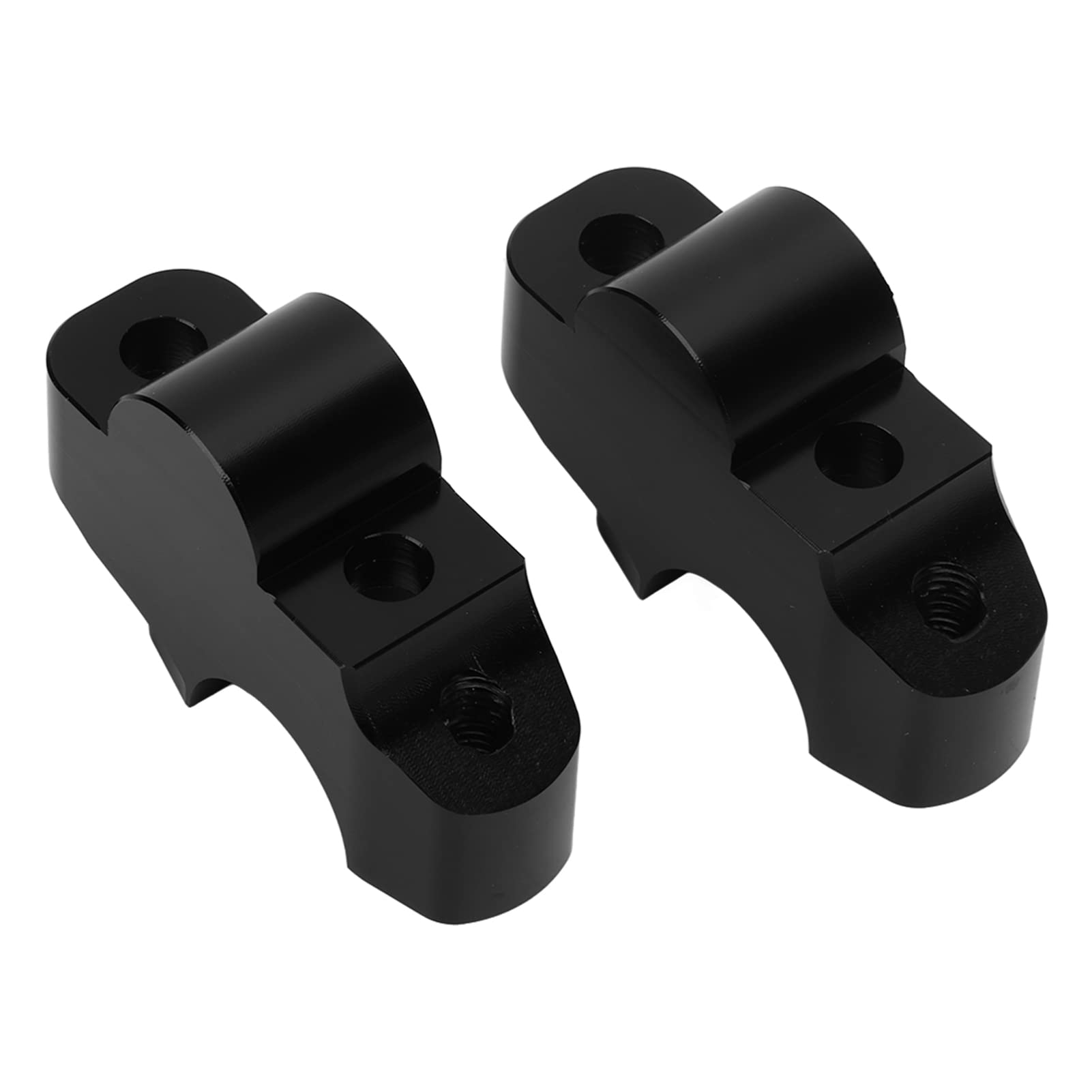 Aluminum Alloy Motorcycle Handlebar Riser Clamps - 2-Piece Anti-Collision, Rustproof Handlebar Heightening Kit for Motorbike Accessories | Perfect for Off-Road Biking, Adventure Touring & Custom Bike Builds