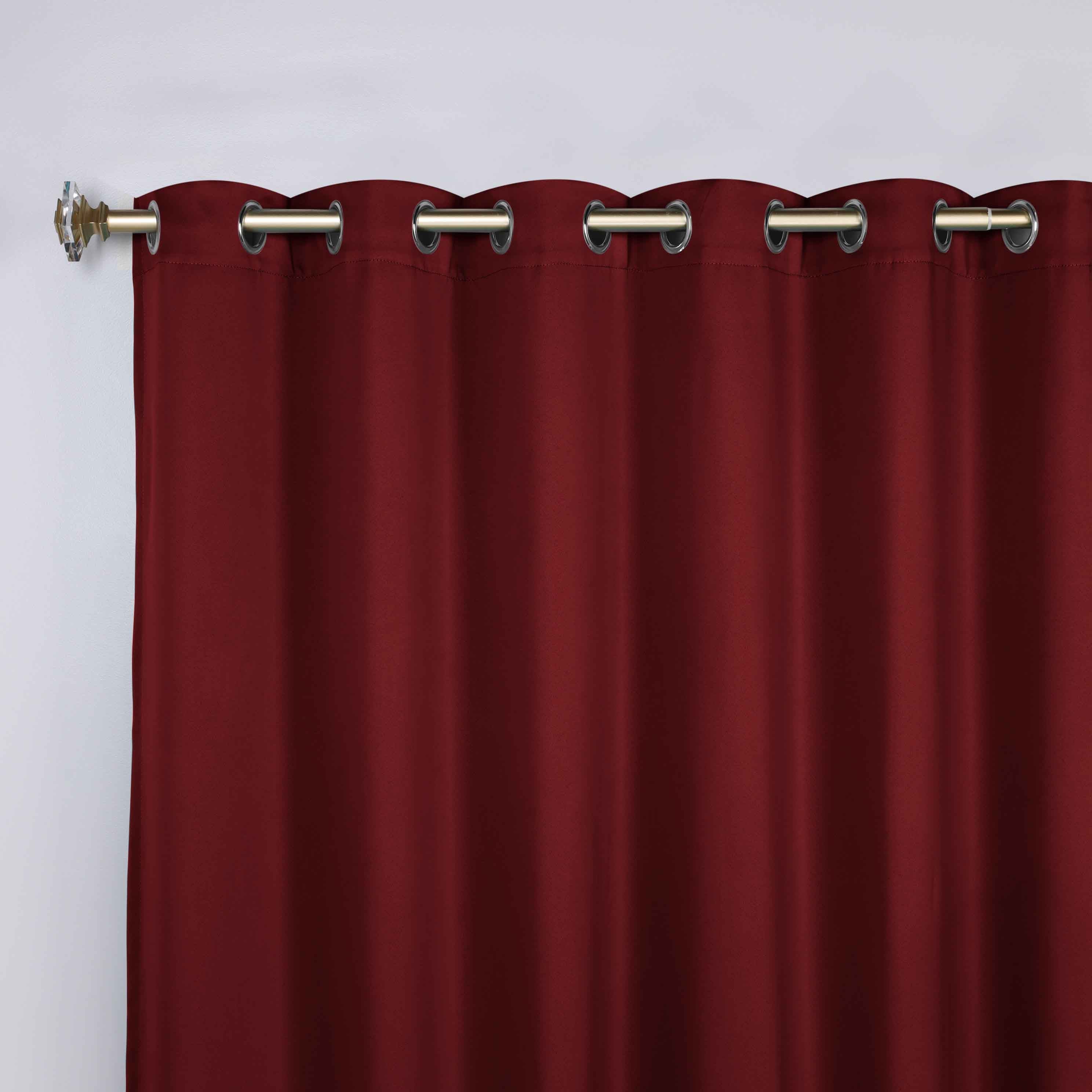 Classic Modern Solid Blackout Curtain Panels - Set of 2 for Bedroom & Living Room - Light Blocking Thermal Insulated Window Drapes for Home Decor