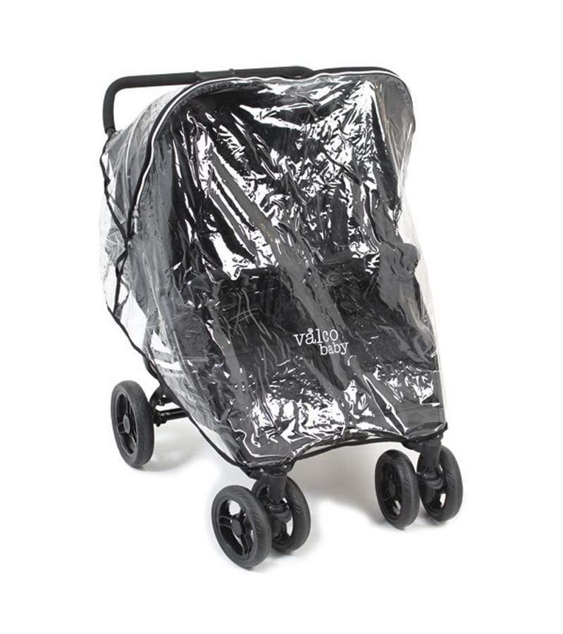 Valco Neo Twin / DuoX / Duo Trend Stroller Rain Cover - Waterproof Baby Stroller Rain Protection for Twins & Double Strollers - Perfect for Rainy Days, Outdoor Walks & Travel