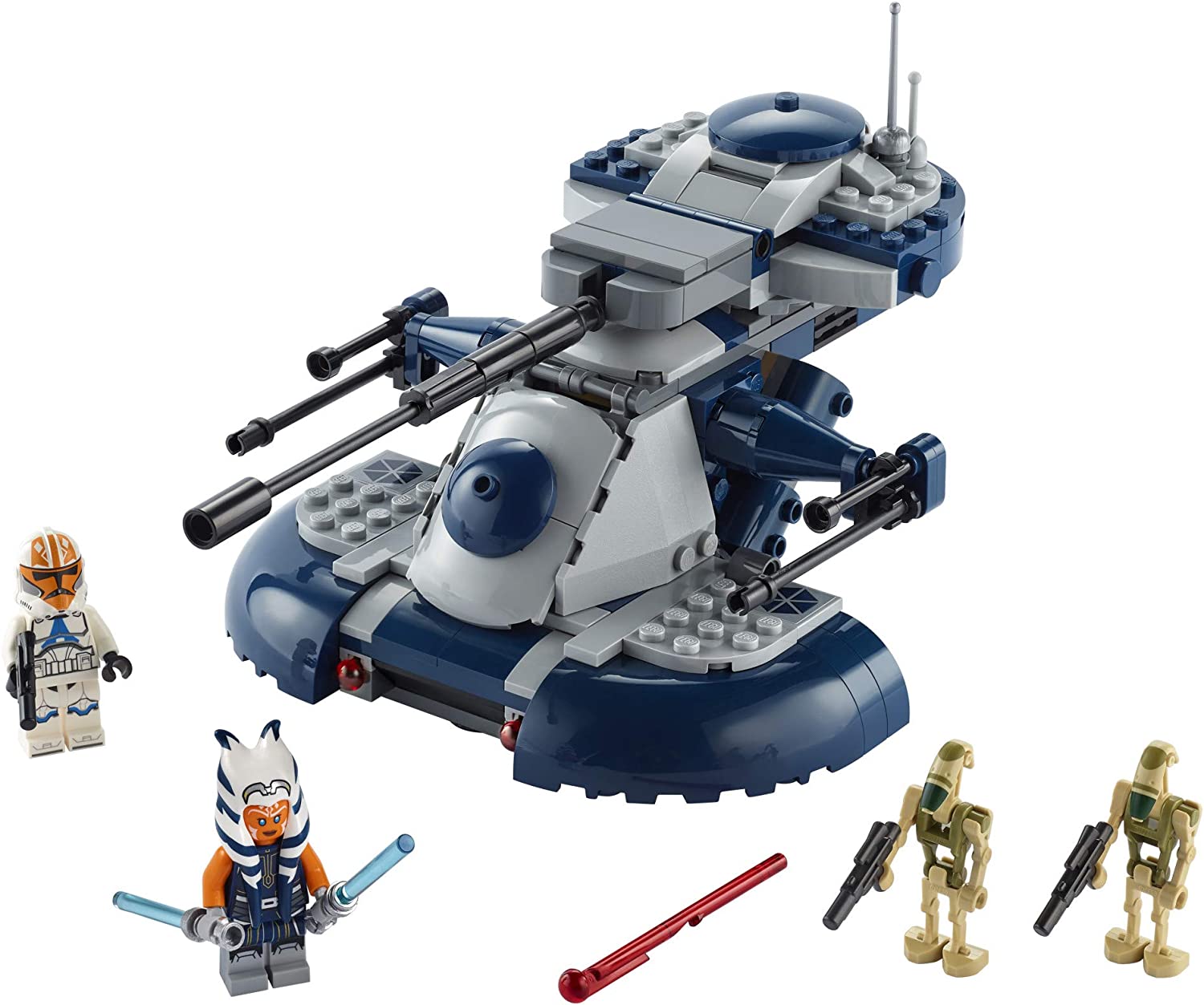 LEGO Star Wars The Clone Wars Armored Assault Tank (AAT) Building Kit 75283 - 332 Pieces, Clone Trooper Minifigures, Collectible Model for Kids & Adults - Perfect for Star Wars Fans & Battle Scene Displays
