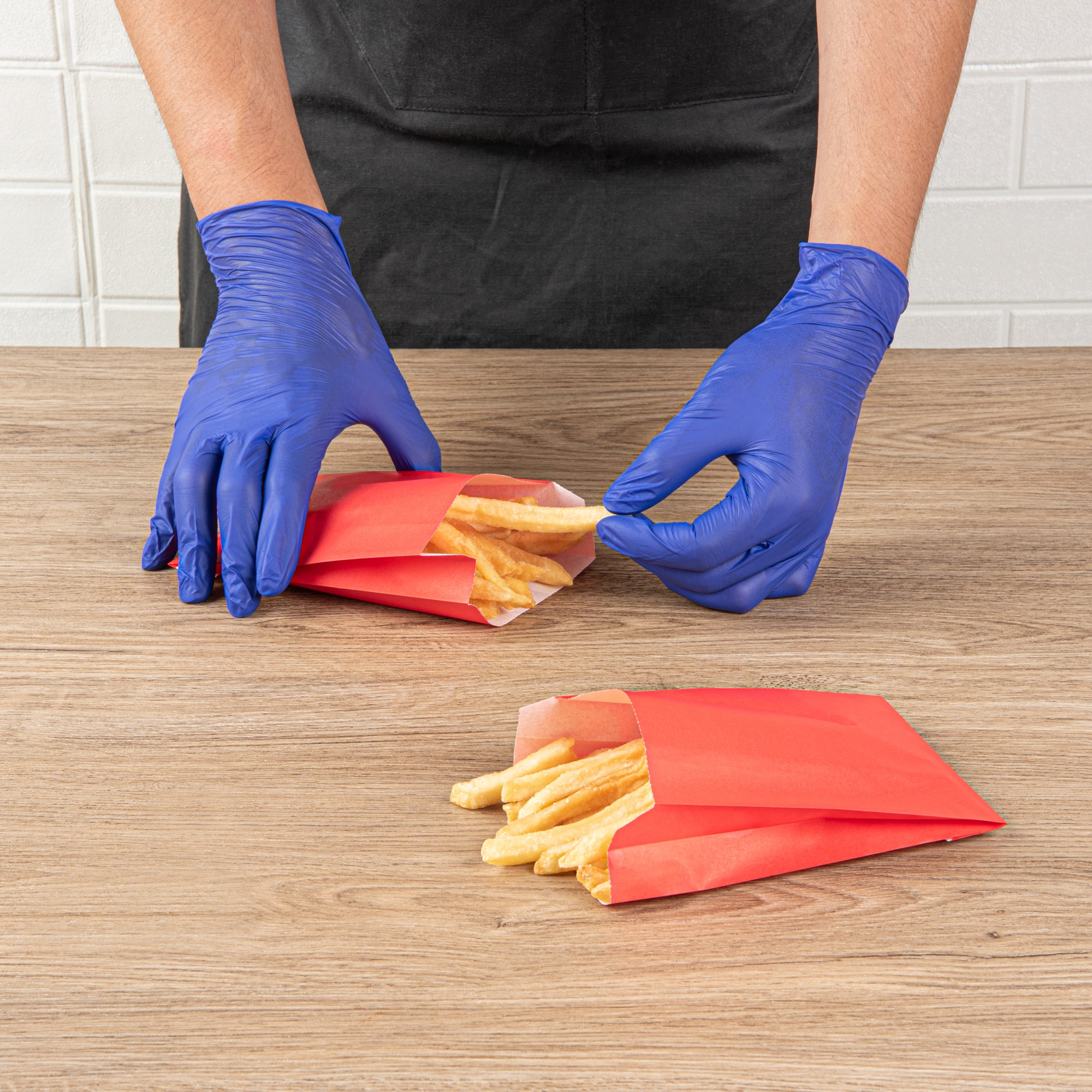 Red French Fry & Snack Bags 4.25