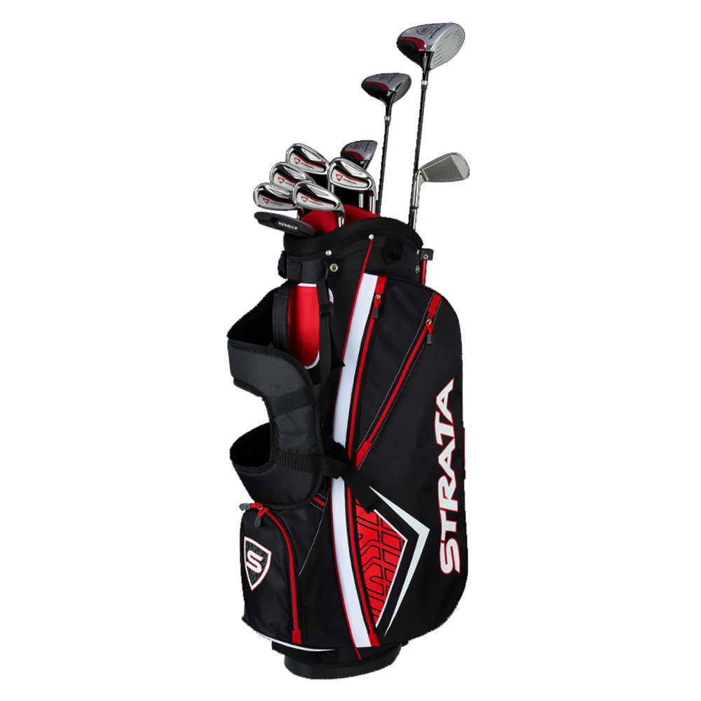 Callaway Strata Plus 14-Piece Left-Handed Men's Golf Club Set - Complete Golf Equipment for Beginners & Intermediate Players | Perfect for Driving Range & Course Play