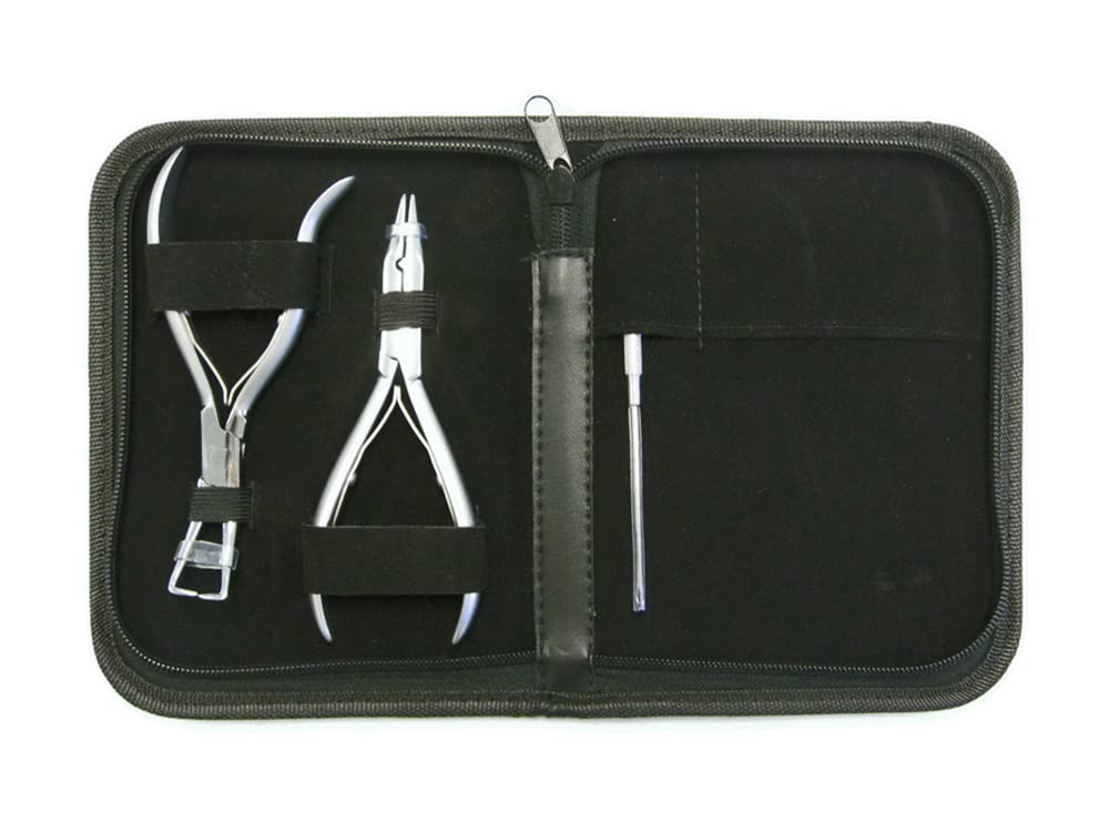 Cookies & Cream Mix Pack - Premium Hair Extension Whitening Kit with Stainless Steel Tools & Silicone Beads | Fly Tying Rooster Saddle Feathers by Moonlight Feather | Perfect for DIY Hair Extensions, Cosplay, and Fly Fishing Accessories