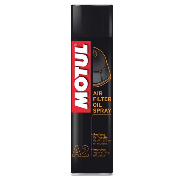 Motul Air Filter Oil Spray - High-Performance Air Filter Lubricant for Motorcycles & ATVs - Ideal for Off-Road & Racing Applications