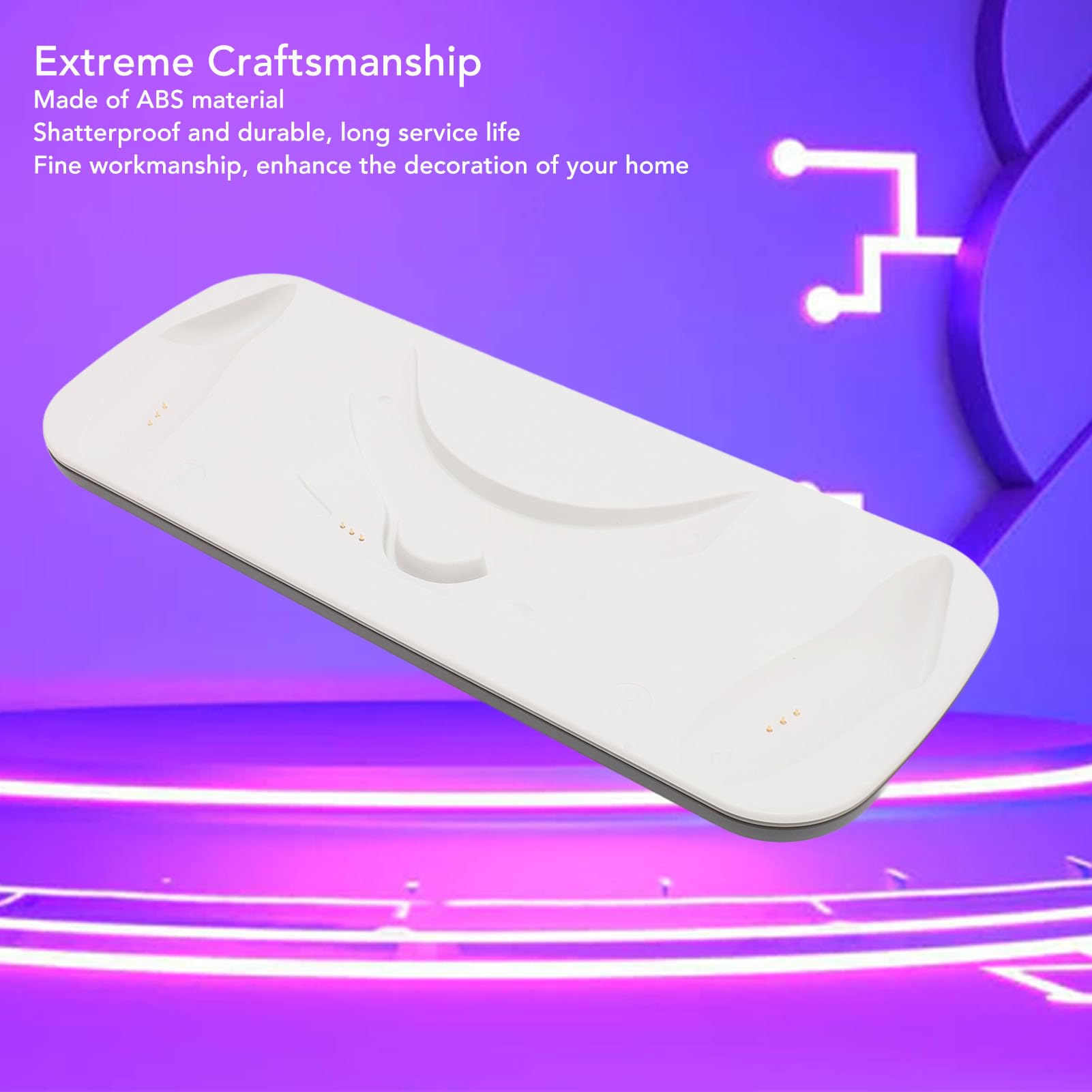 Fast & Efficient RGB Light Strip VR Headset Charging Station - Bright Lighting Effect for VR Accessories | Perfect for Gaming, VR Experiences & Home Setup