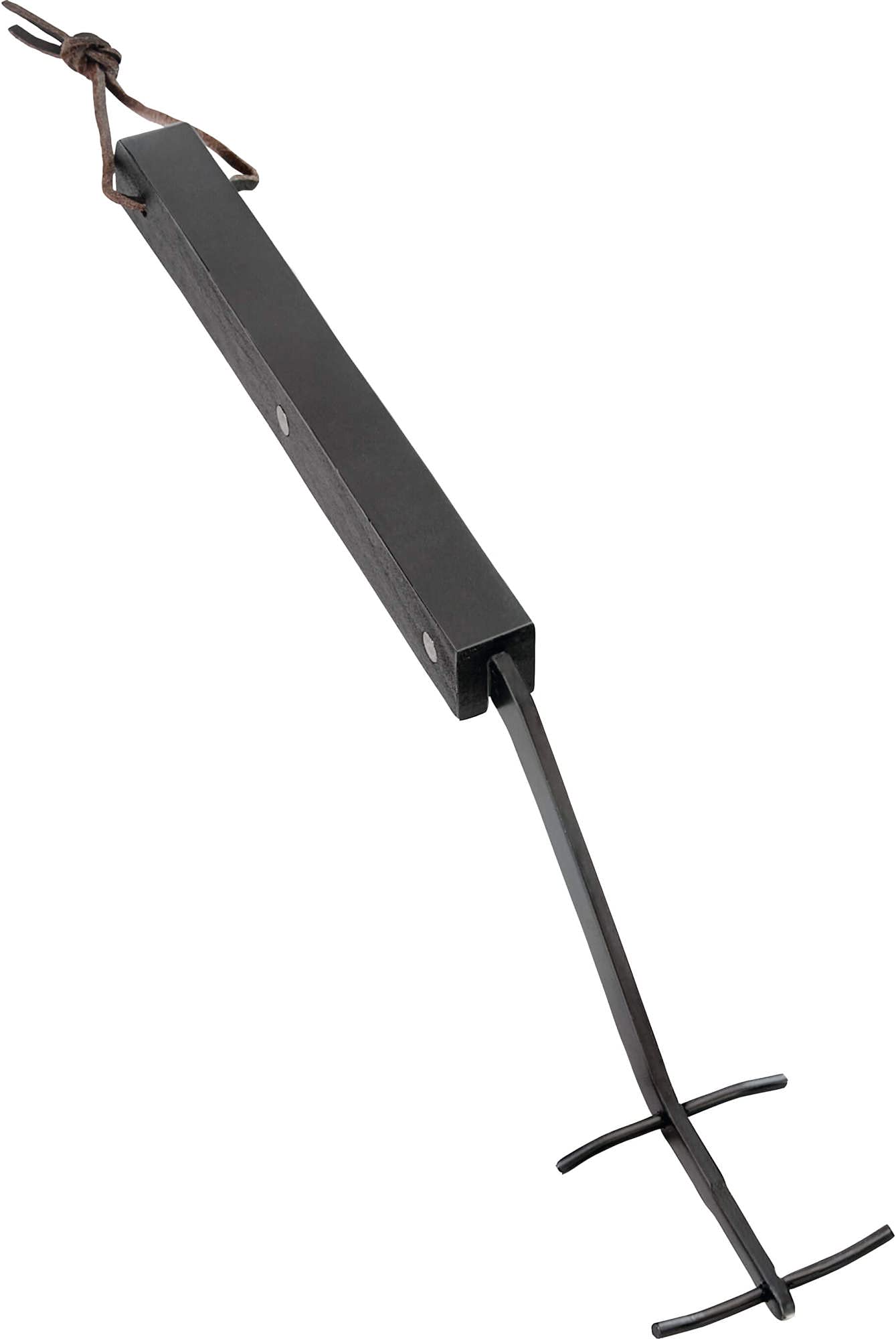 Napoleon BBQ Grill Grid Lifter Tool - 14-Inch (35.56 cm) Black Steel with Riveted Wood Handle - Heavy Duty Grill Accessory for Safe Cooking Grid Removal - Perfect for Outdoor Grilling, Backyard BBQs, and Camping Trips