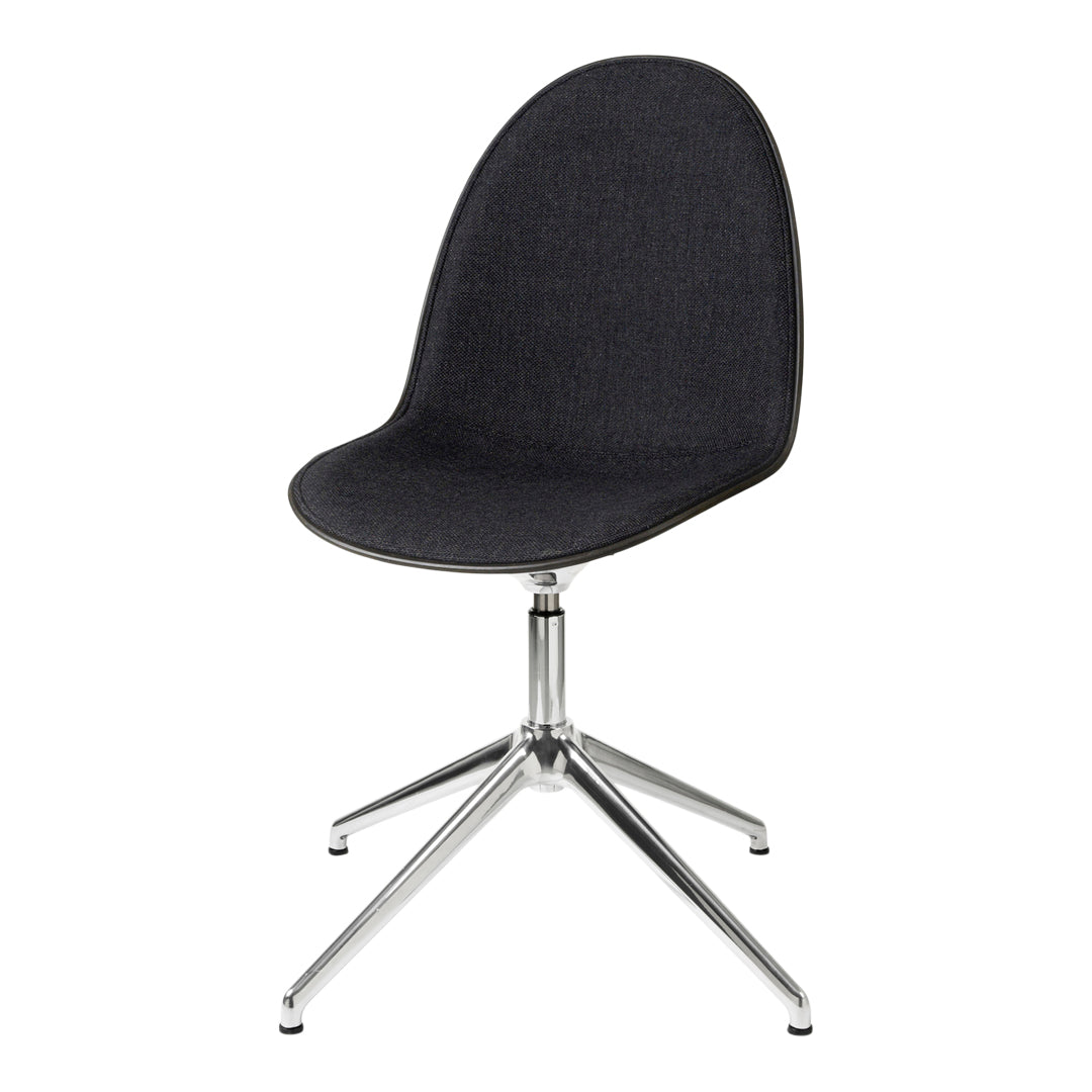 Eternity Swivel Chair - 360 Degree Rotating Upholstered Office Chair with Lumbar Support for Home & Workspace - Comfortable Ergonomic Desk Chair for Computer Work, Gaming, and Study