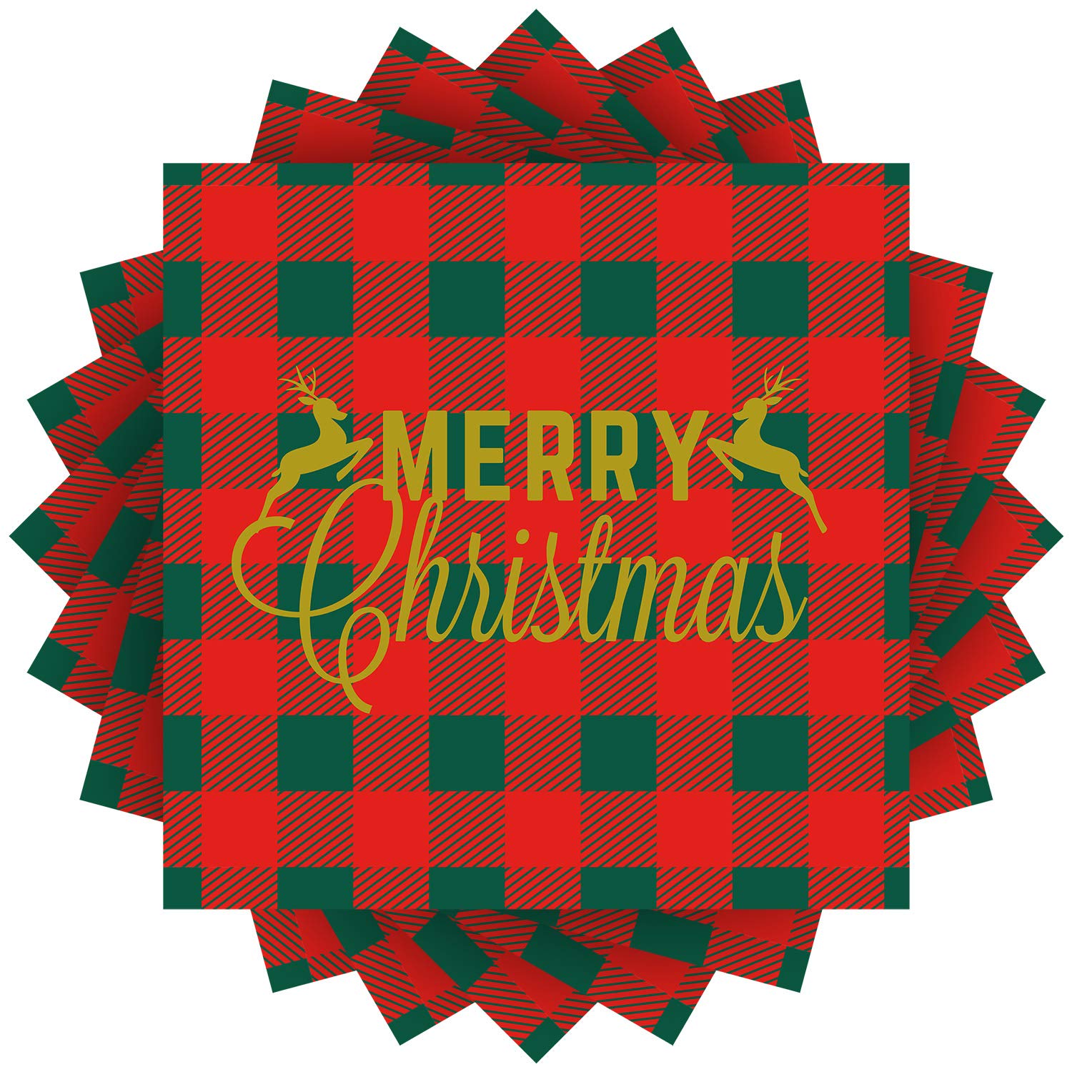 Aneco 60-Pack Premium Red and Green Plaid Christmas Napkins with Gold Foil - 2-Ply 6.5x6.5 Inch Holiday Dinner Napkins for Weddings, Parties, Birthdays, Christmas Celebrations & Festive Gatherings - Perfect for Holiday Tablescapes, Dinner Parties and Seasonal Decor