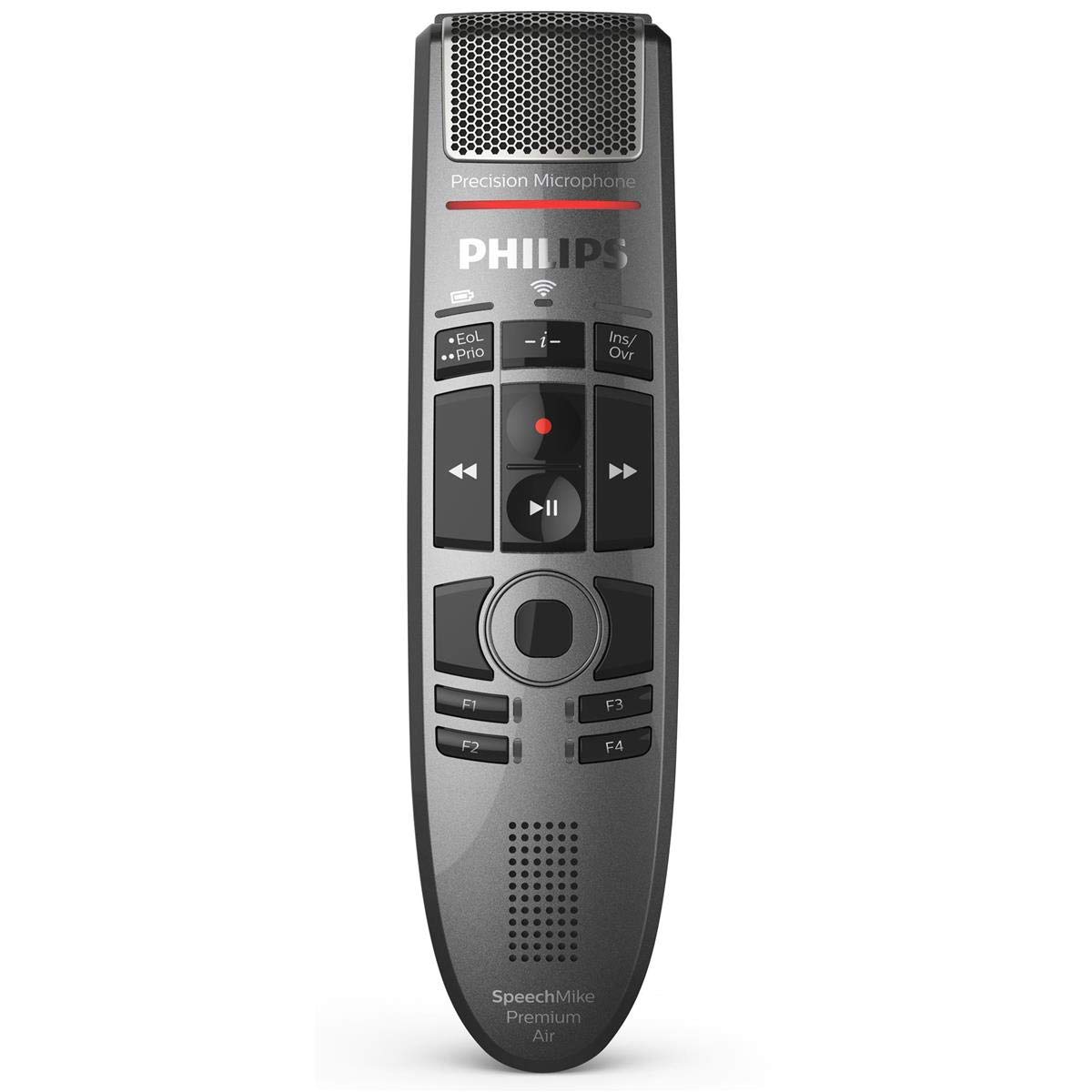 Philips SpeechMike Premium Air Wireless Dictation USB Microphone with Push-Button Control - Ideal for Medical Transcription, Legal Documentation & Office Dictation