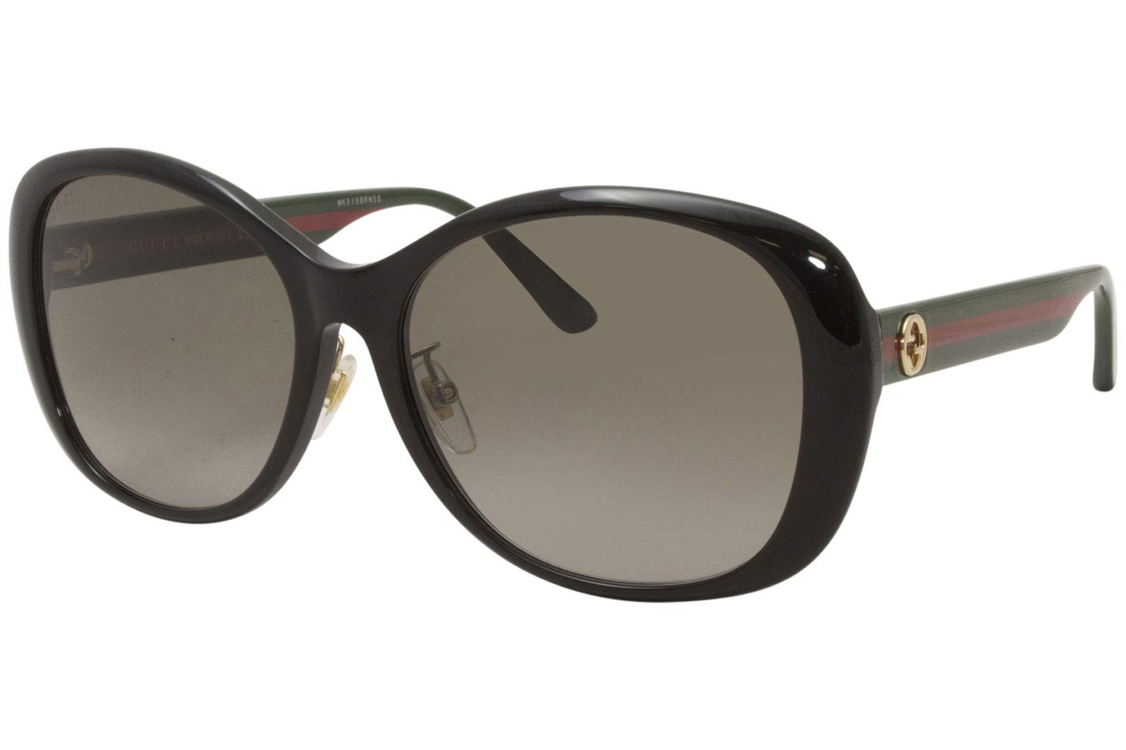 Gucci Women's Sylvie Feminine Round Sunglasses - UV Protection Fashion Sunglasses for Women, Luxury Designer Shades for Outdoor, Beach & Driving