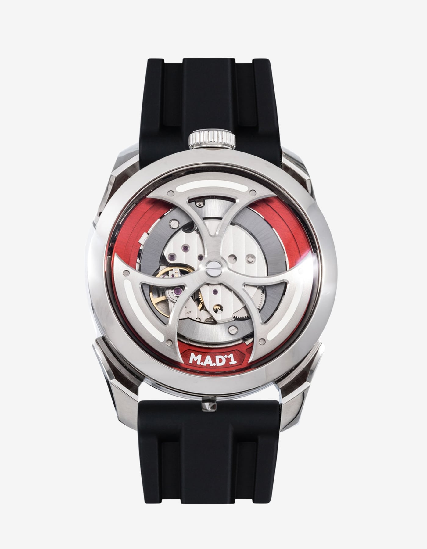 Premium Rubber Watch Strap for MB&F M.A.D.1 Red Edition - Durable, Comfortable Replacement Band for Luxury Watches | Perfect for Daily Wear, Sports & Special Occasions