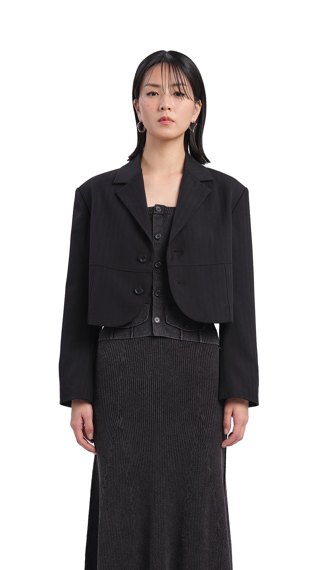 Stylish Short Suit Jacket for Women - Trendy Blazer with Pockets | Perfect for Office, Business Meetings & Formal Events