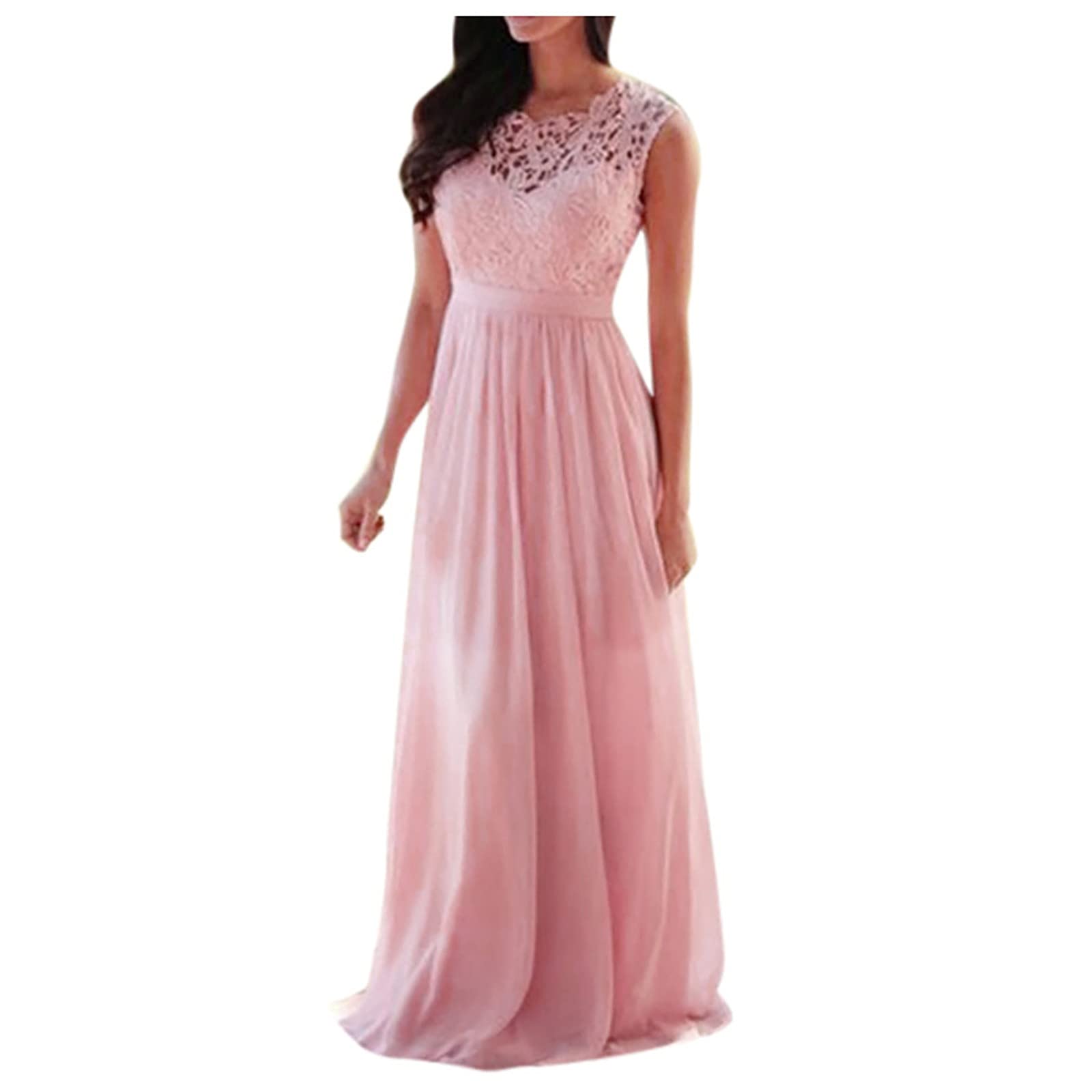 Elegant Applique Lace Coral Bridesmaid Dress for Women - Perfect for Weddings, Parties & Special Occasions