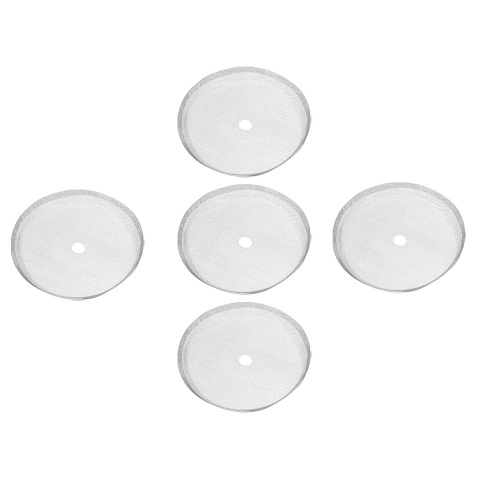 5-Pack 80 Mesh Stainless Steel Replacement Filters for 350ml French Press Coffee Maker - Durable Coffee Strainers for Home, Office & Camping Use