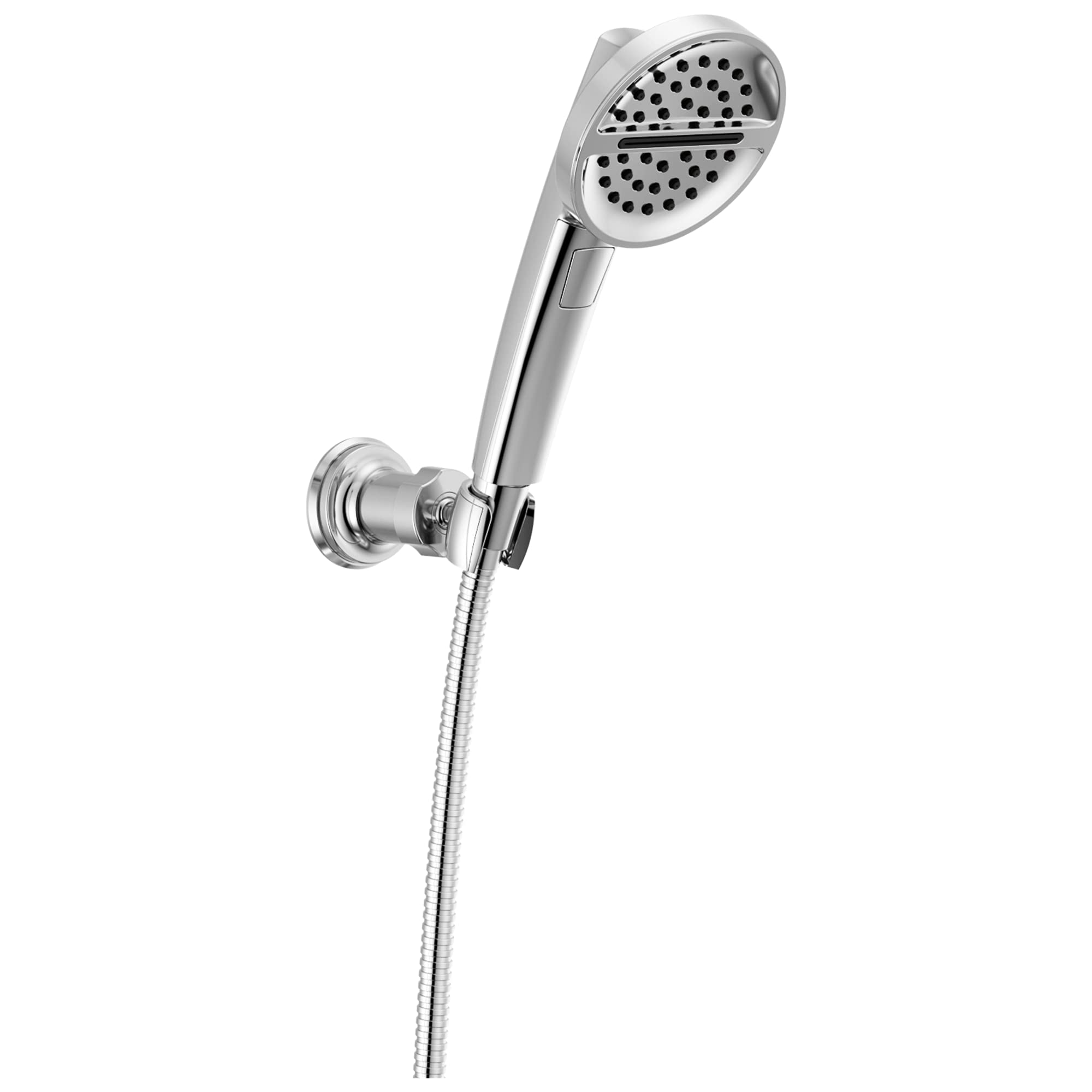 Delta Faucet 55386-PR Contemporary Shower Head with Lumicoat Chrome Finish - High Pressure Rainfall Showerhead for Bathroom & Spa Relaxation
