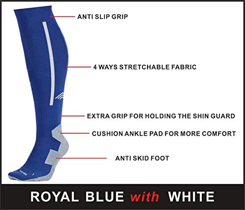 Royal Blue With White