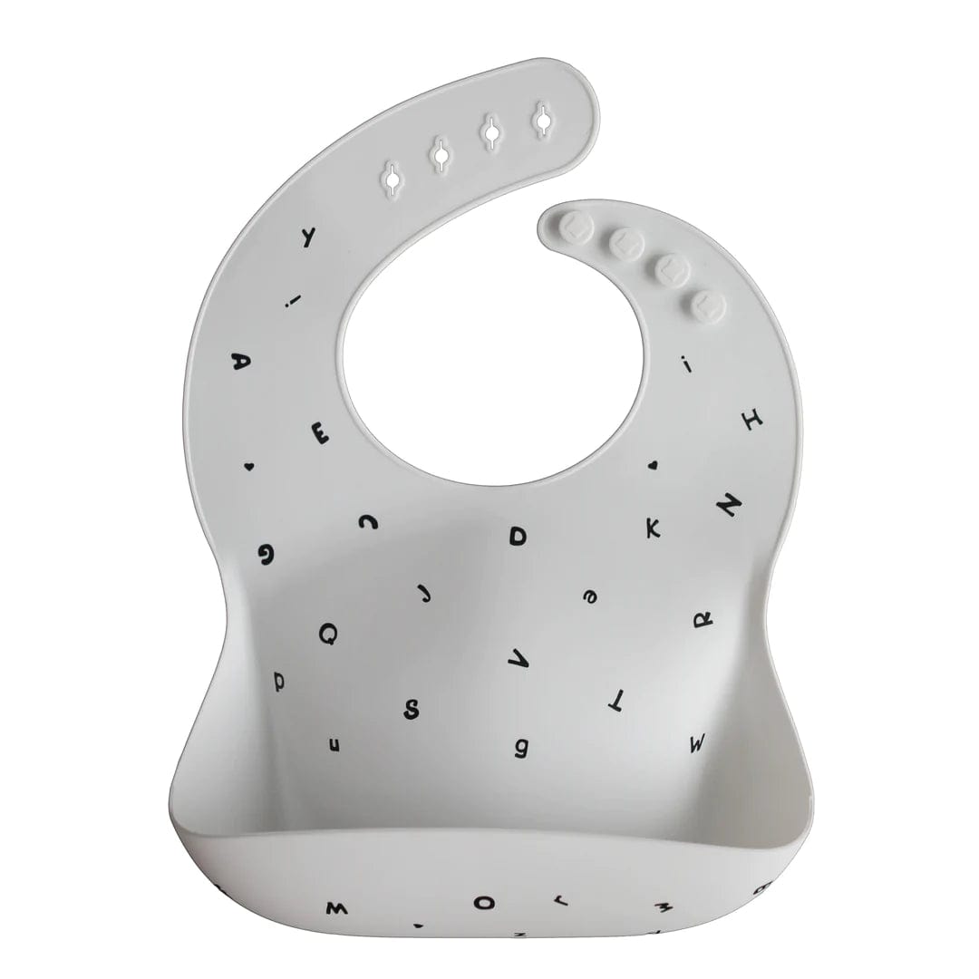 Mushie Silicone Baby Bib - Soft, Waterproof & Easy Clean Feeding Bib for Infants & Toddlers - Perfect for Mealtime, Snacks & Messy Play