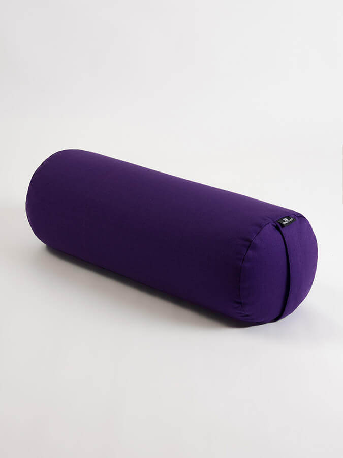 Organic Cotton Buckwheat Meditation Bolster Cushion for Yoga & Zen Relaxation - Perfect for Yoga Studios, Home Meditation & Stress Relief