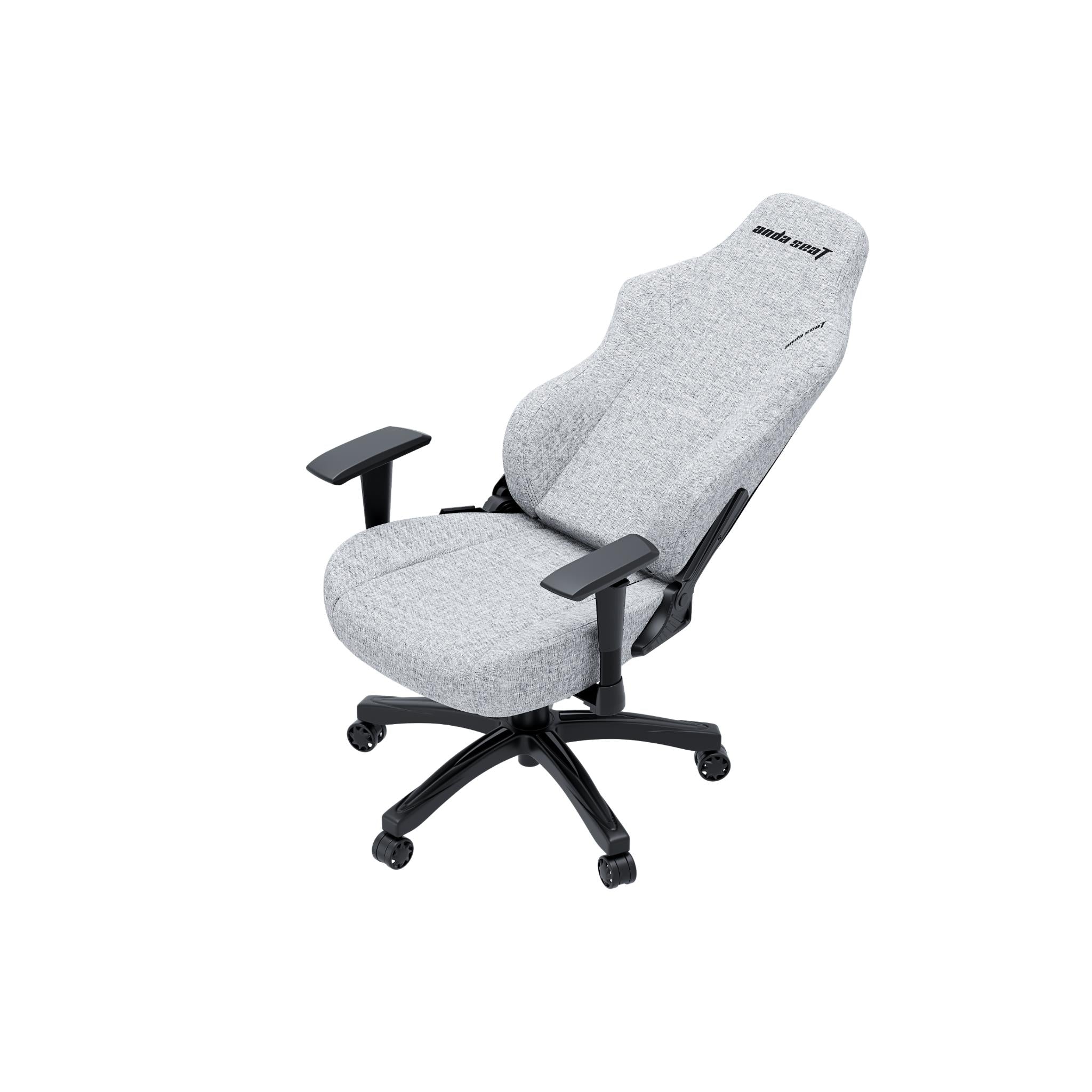 Anda Seat LUNA Fabric Gaming Chair - Ergonomic Office & PC Gaming Chair with Lumbar Support - Grey - Perfect for Home Office, Esports & Streaming Setup