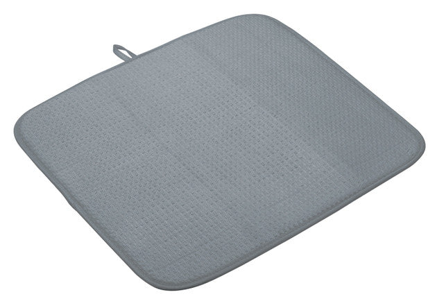 Premium Silicone Dish Drying Mat - Non-Slip, Absorbent Kitchen Counter Mat for Dishes, Cups & Utensils | Perfect for Countertop Protection & Drying Rack Alternative | Ideal for Small Kitchens & RV Use