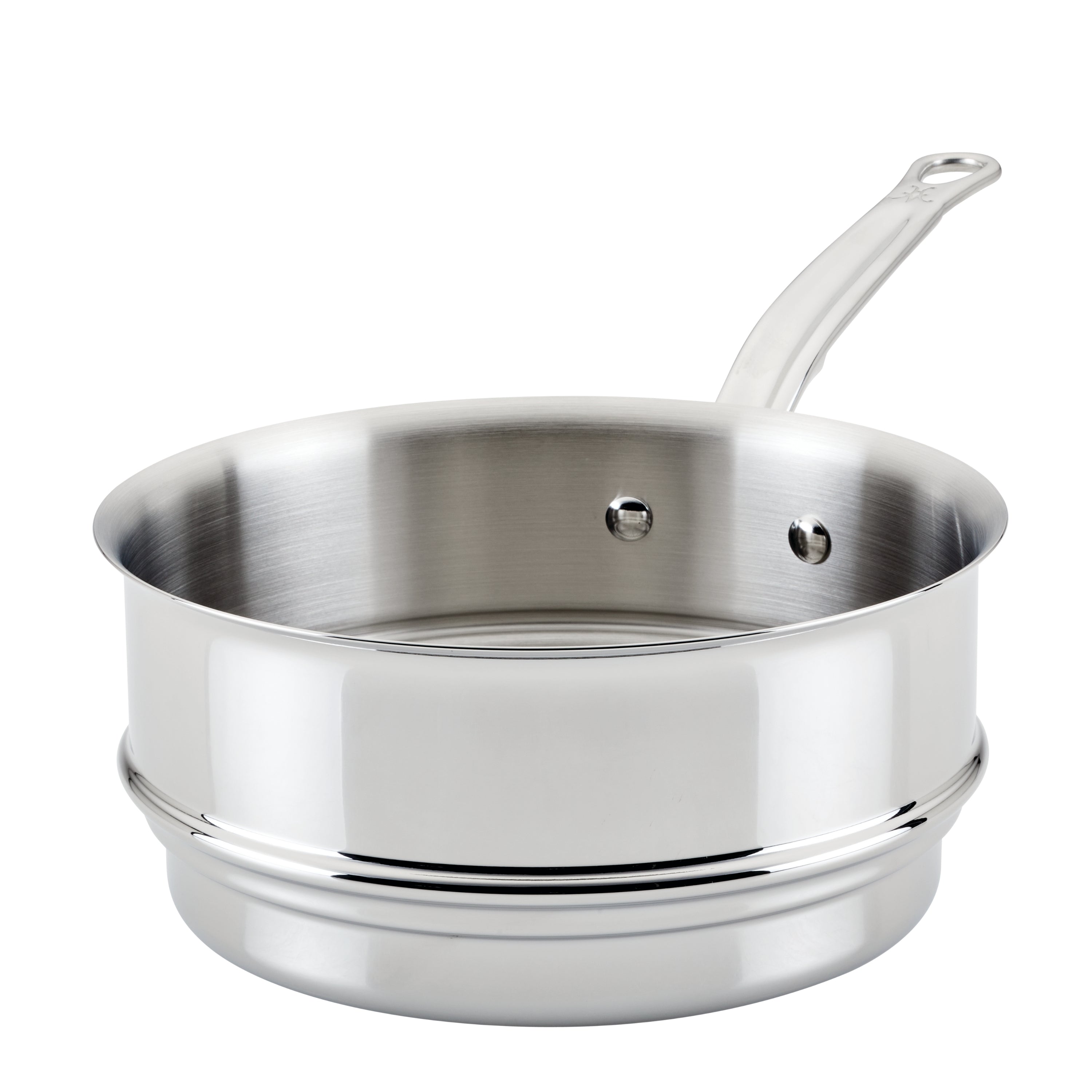 Stainless Steel Steamer Insert 3.0qt - Perfect for Cooking Vegetables, Dumplings & Seafood | Durable & Rust-Free Pot Insert for Healthy Meals