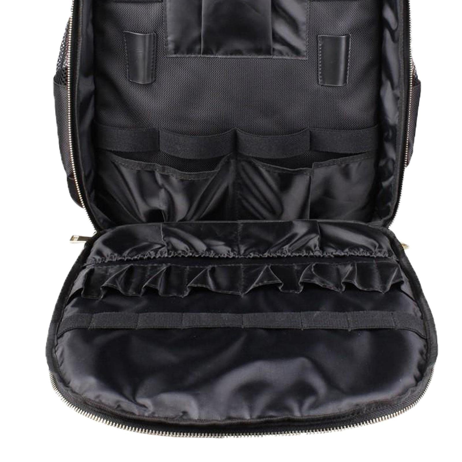 Trendy Retail® Professional Portable Makeup & Barber Tool Organizer Bag - Waterproof Cosmetic Case for Hairstylists, Travel & Salon Use - Black
