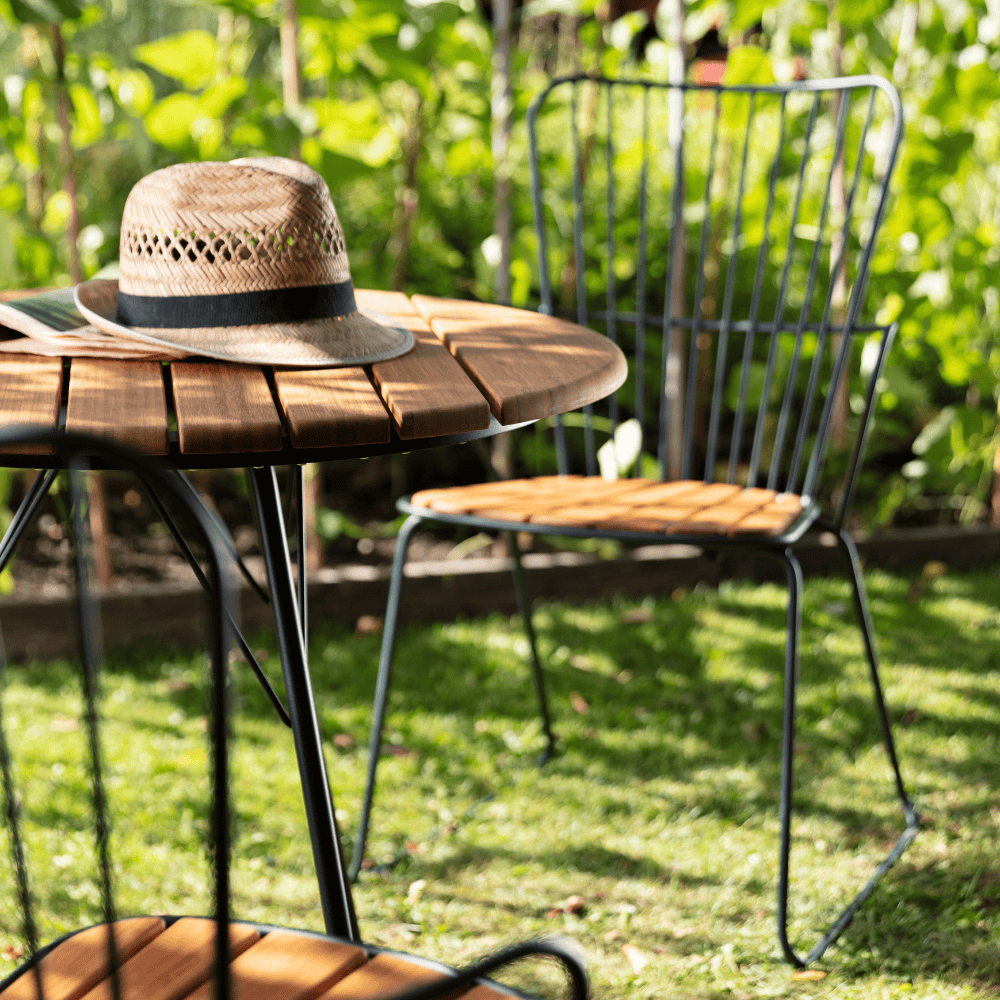 Outdoor Cafe Table - Weather-Resistant Patio Dining Set for Garden, Balcony & Backyard | Perfect for Coffee, Breakfast & Outdoor Entertaining
