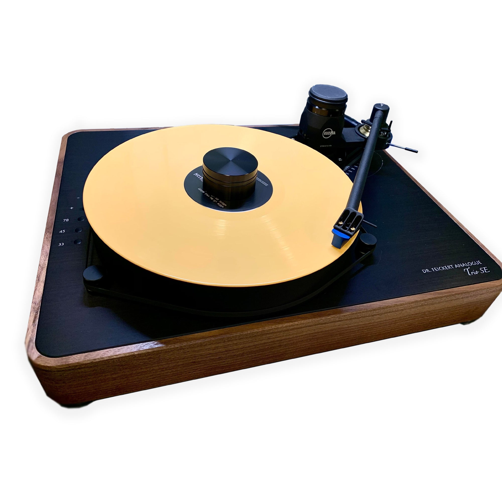 Dr. Feickert Trio SE High-End Turntable - Audiophile Vinyl Record Player with Precision Engineering | Perfect for Home Audio Systems & Music Enthusiasts
