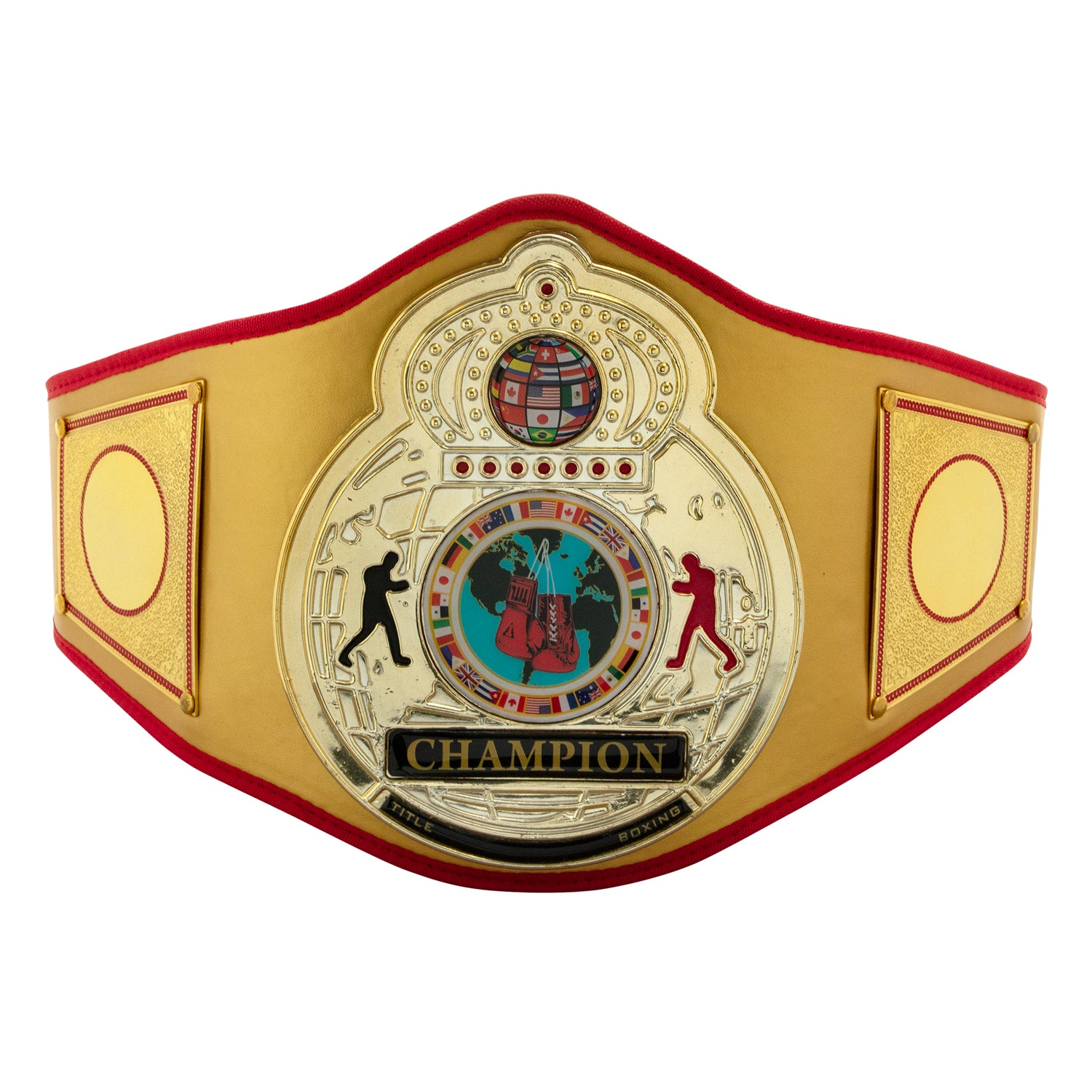 TITLE Boxing Gold Flash Championship Belt - Premium Boxing Accessory for Training & Competitions | Perfect for Boxing Gyms, Fighters & Collectors