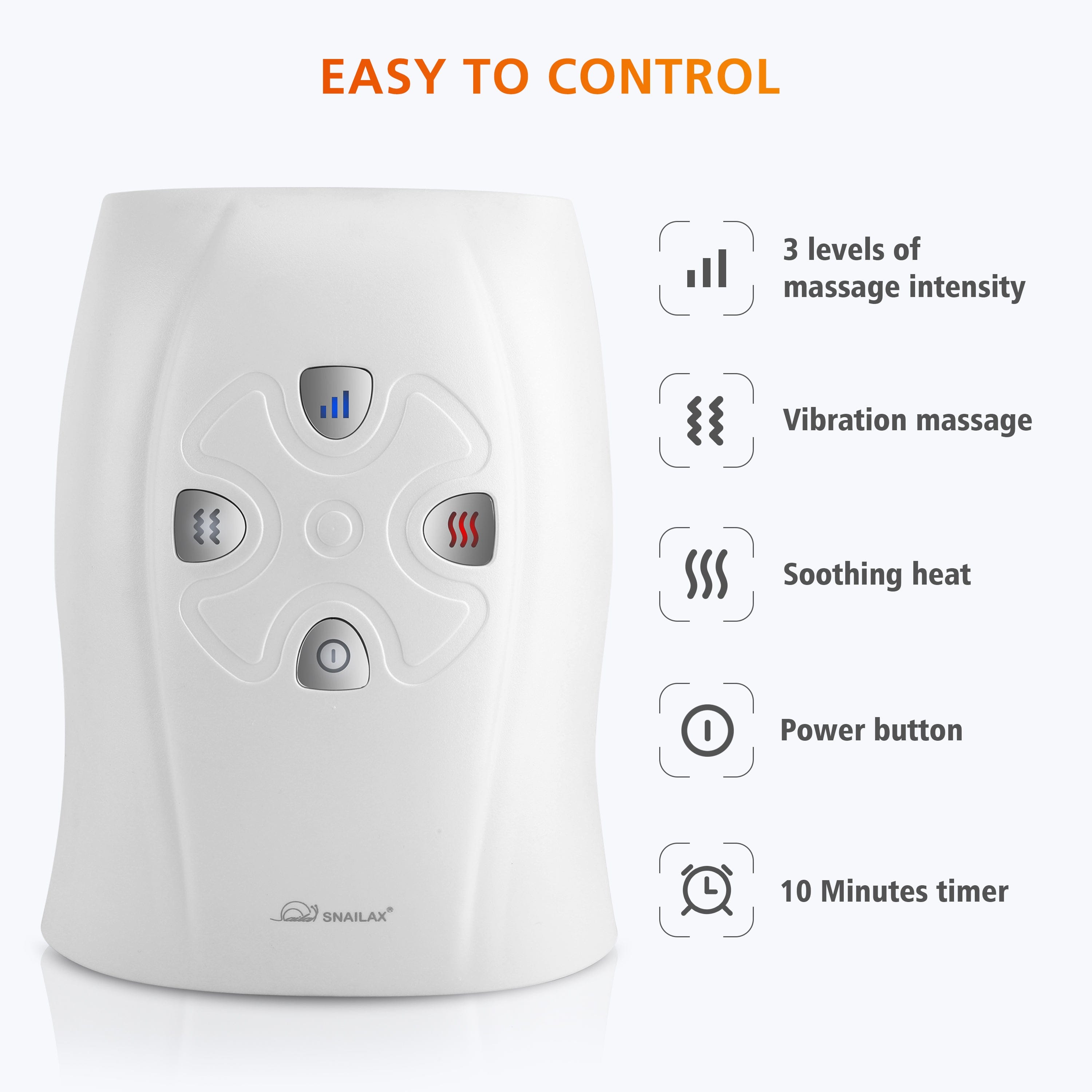 Snailax Wireless Hand Massager with Heat - Relief for Arthritis, Carpal Tunnel & Finger Numbness - Perfect for Office Workers, Gamers & Seniors at Home or Work