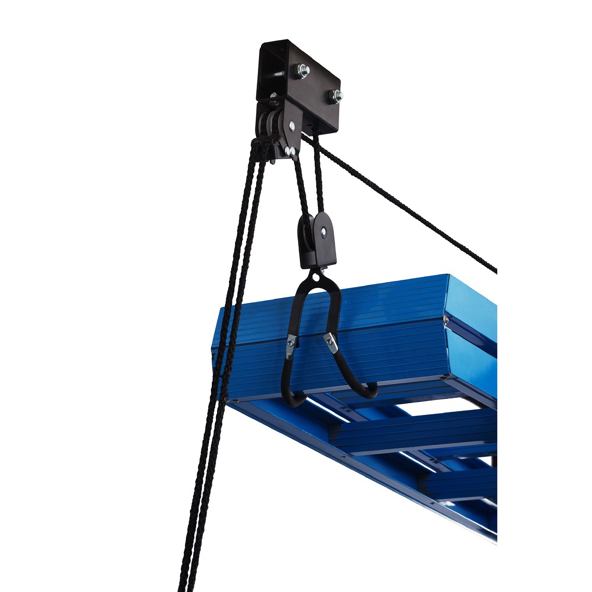 Premium RAD Sportz Kayak Hoist 2-Pack - Heavy Duty 125 lb Capacity Canoe & Kayak Storage System with Pulley - Perfect for Garage, Shed or Boat House Organization - Also Works as Ladder Lift for Multi-Purpose Use