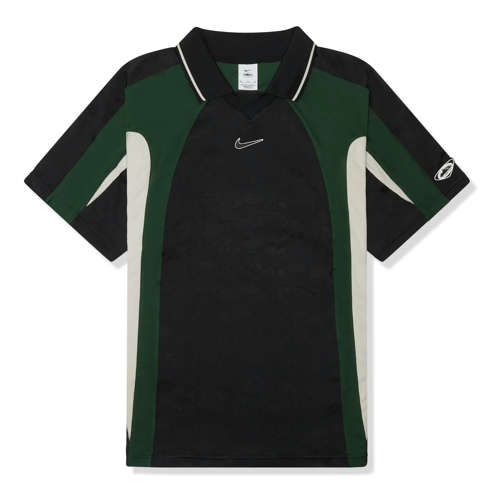 Corteiz x Nike NRG Jersey - Black & Forest Green Men's Sports Top for Running, Gym & Streetwear Fashion