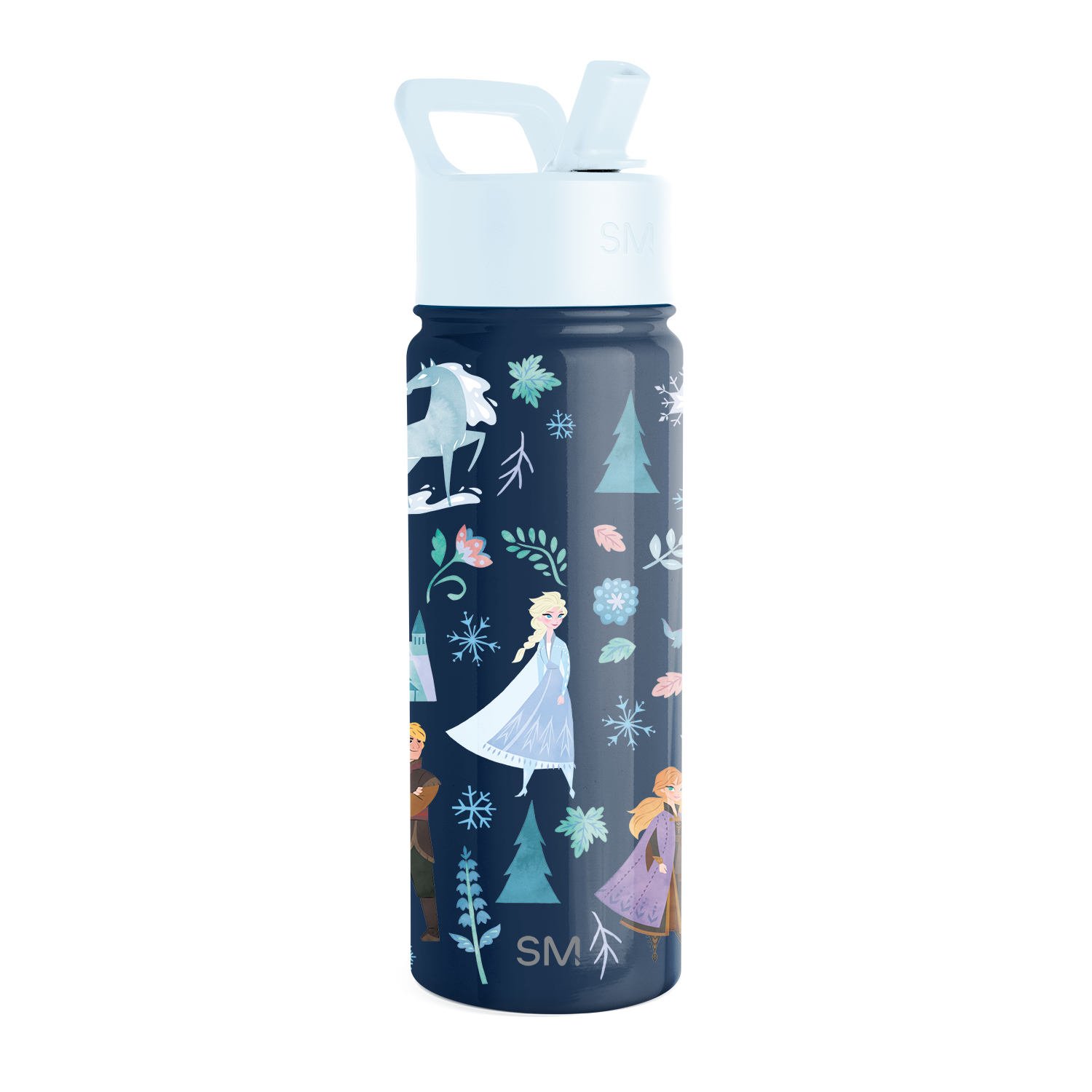 Summit Kids Water Bottle with Straw Lid - Leak Proof, BPA Free, Insulated Stainless Steel Bottle for School, Sports & Outdoor Activities