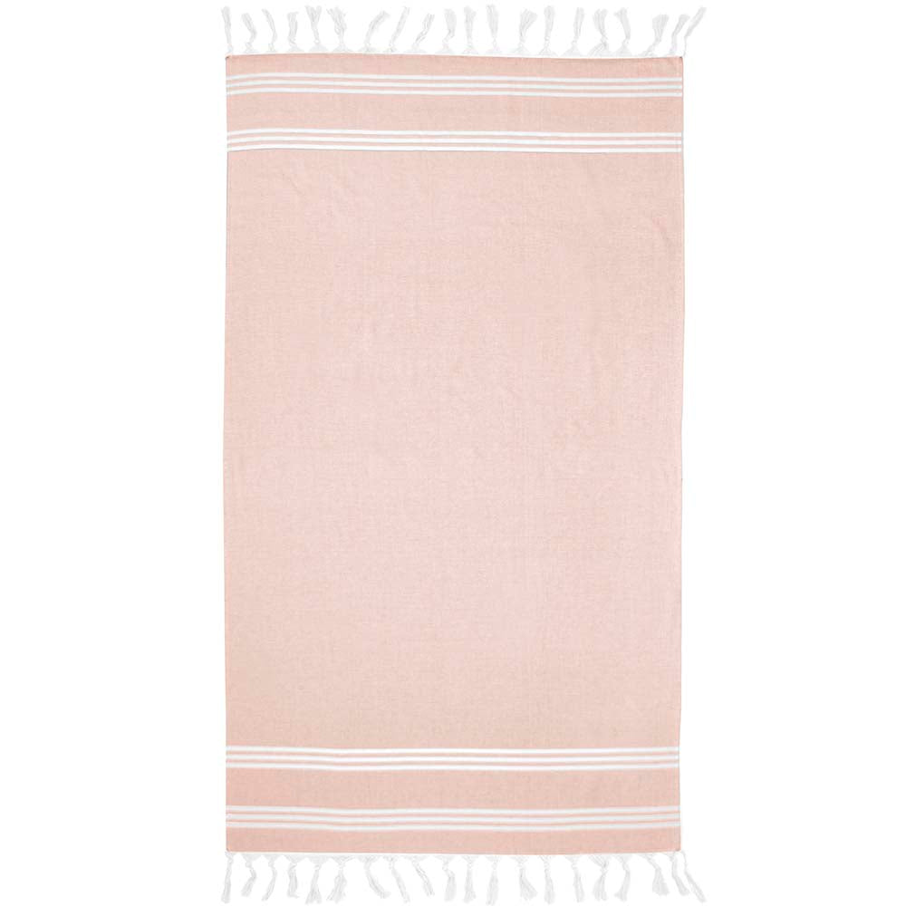 Amalfi Papaya Beach Towel - Large, Soft & Quick-Dry - Perfect for Pool, Beach & Travel - 100% Cotton, Vibrant Design