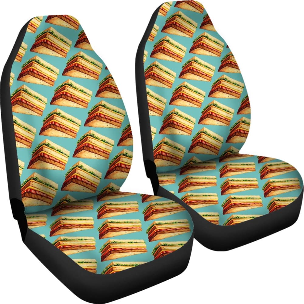 Premium Sandwich Car Seat Covers - Universal Fit for Cars, Trucks & SUVs - Waterproof & Anti-Slip Protection - Perfect for Road Trips, Daily Commutes & Pet Protection