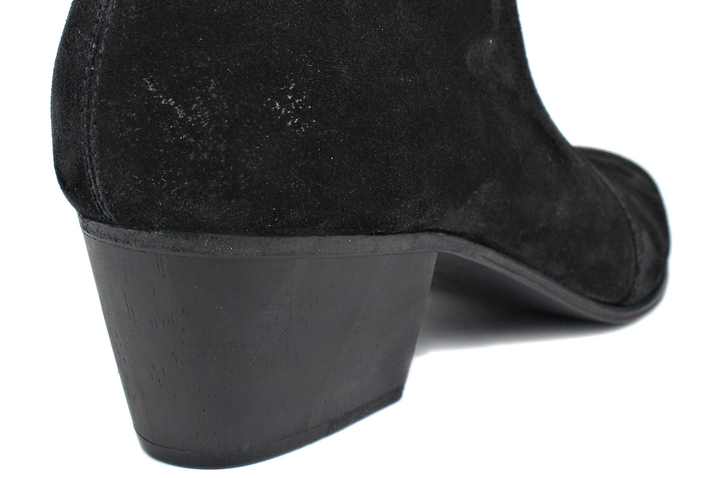 OSSTONE Men's Chelsea Ankle Boots - Genuine Leather Chukka Boots with Casual Heel - Retro Dress Boots for Men (JY040-US) - Perfect for Office, Date Night & Casual Outings