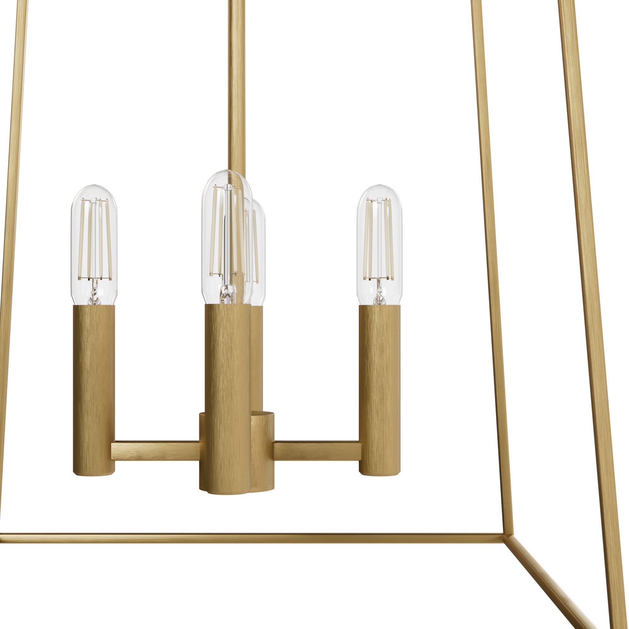 Hunter Fair Oaks Luxe Gold 4-Light Pendant Ceiling Light Fixture - Jasmine Roth Collection - Perfect for Dining Room, Kitchen Island & Entryway Lighting