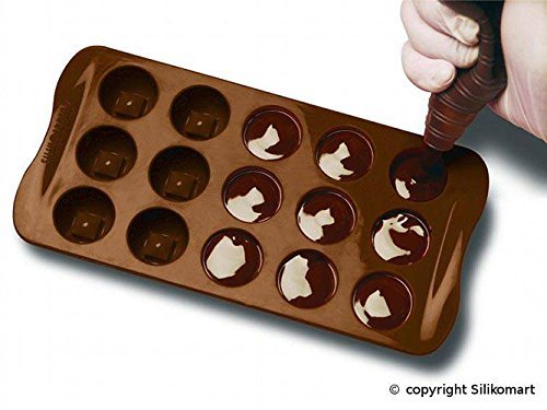 Premium Silikomart Silicone Chocolate Vertigo Mold for Baking, Cake Decorating & Candy Making - Perfect for Home Bakers & Professional Chefs