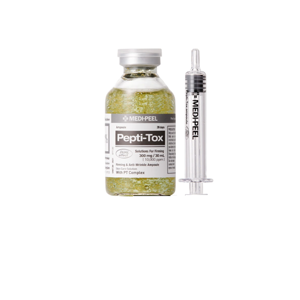 Medi Peel Pepti Tox Ampoule - Anti-Aging & Wrinkle Reduction Serum for Glowing Skin | Perfect for Night Routine & Daily Skincare