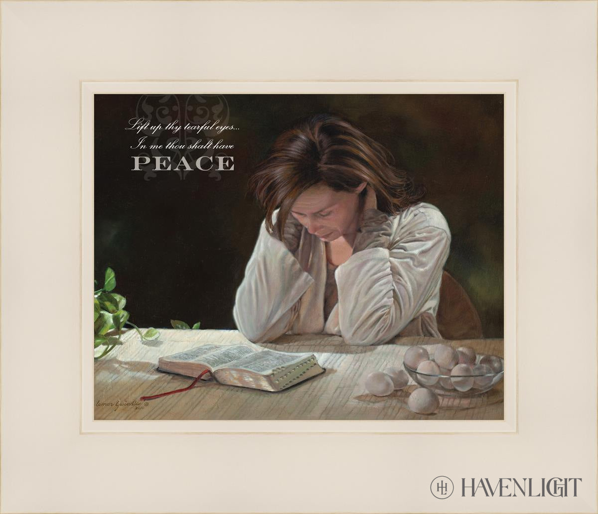 A Mother's Vigil: I Would Gather Thee - Modern Christian Home Decor for Comfort & Inspiration | Perfect for Living Room, Bedroom & Prayer Spaces