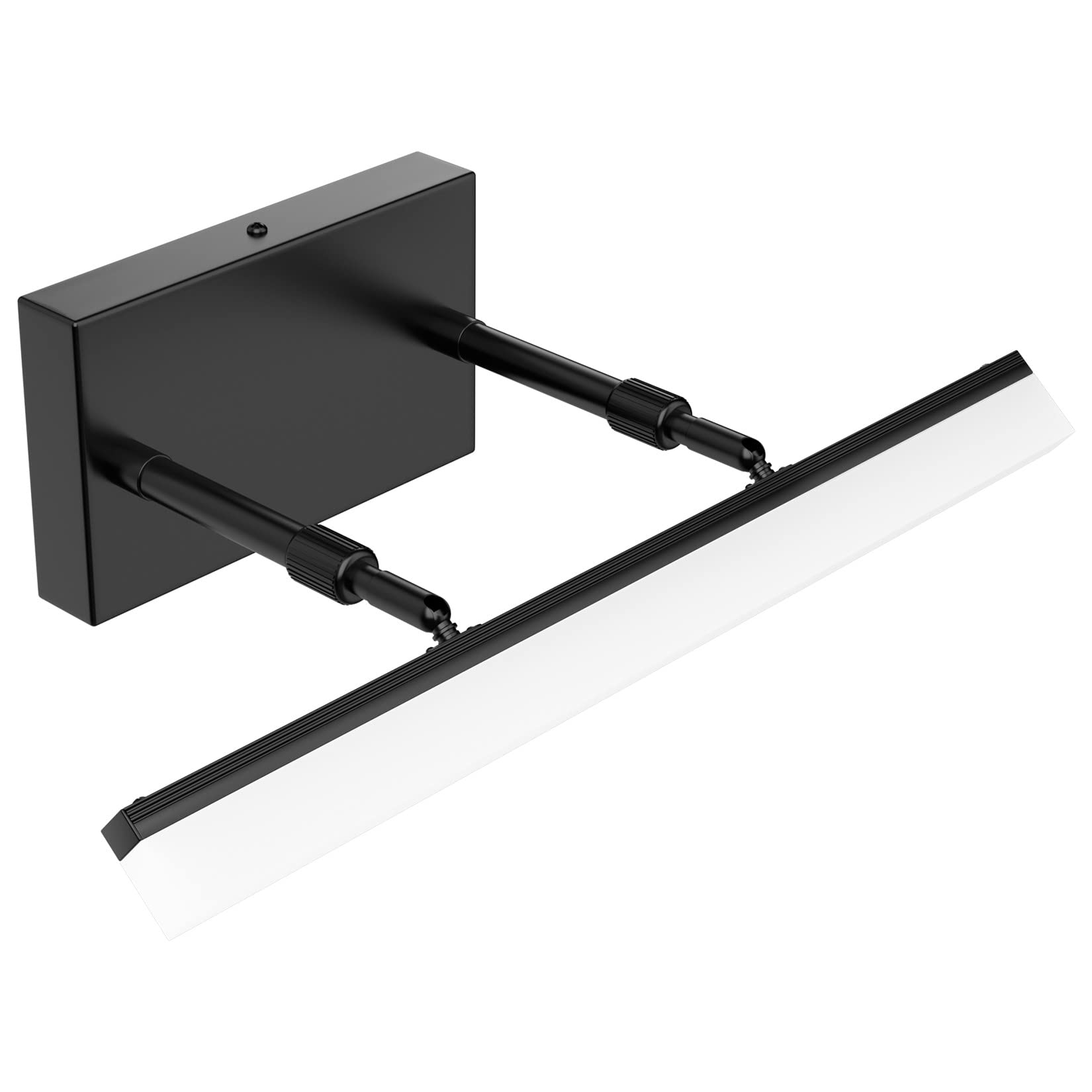 Aipsun 15.7 Inch LED Vanity Mirror Light - Adjustable Bathroom Lighting Fixture with 5500K Daylight, Black Modern Design for Makeup & Shaving - Perfect for Bathroom, Dressing Room and Salon Vanity Areas