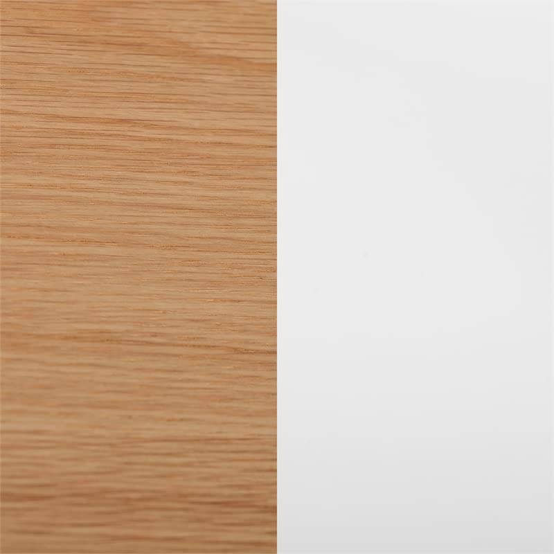 Modern Oak and White Universal Expert Remus Coffee Table - Stylish Living Room Centerpiece for Home Decor