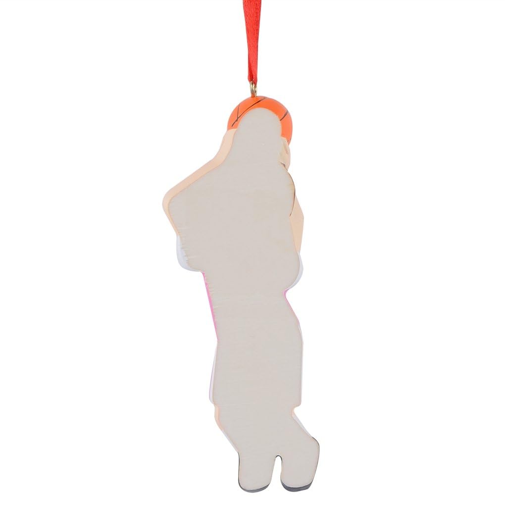 MAXORA Personalized Basketball Girl Ornament - Custom Christmas Basketball Player Decoration - Unique Sports Keepsake Gift for Basketball Lovers - Free Name & Number Customization - Perfect for Tree Decor, Holiday Gifts & Sports Fan Collectibles