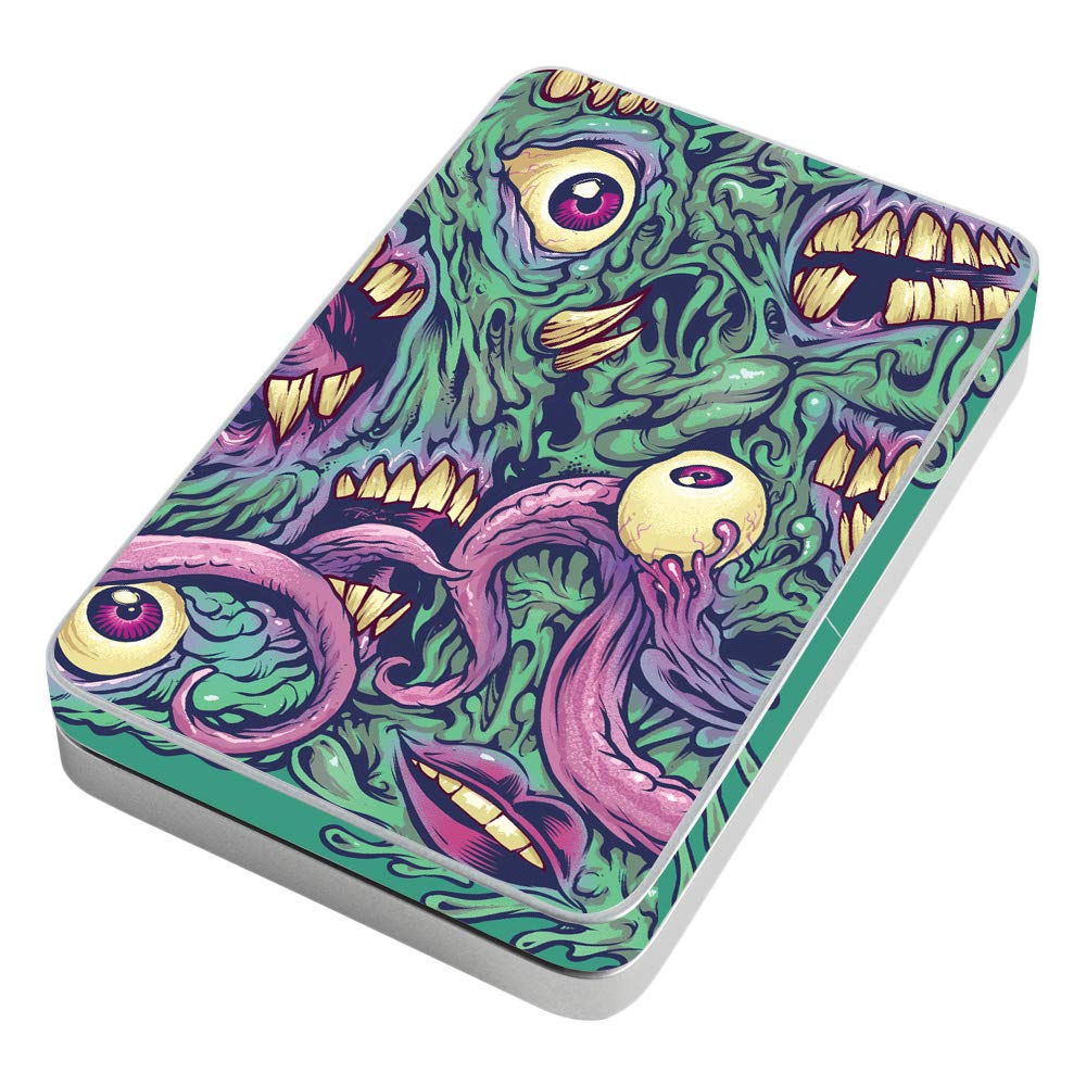 MightySkins Protective Vinyl Wrap Cover Compatible with Lifeprint 3x4.5 Hyperphoto Printer - Eyes and Teeth Design | Durable, Scratch-Resistant Skin | Easy to Apply & Remove | Made in USA | Perfect for Personalizing Your Photo Printer at Home or Office