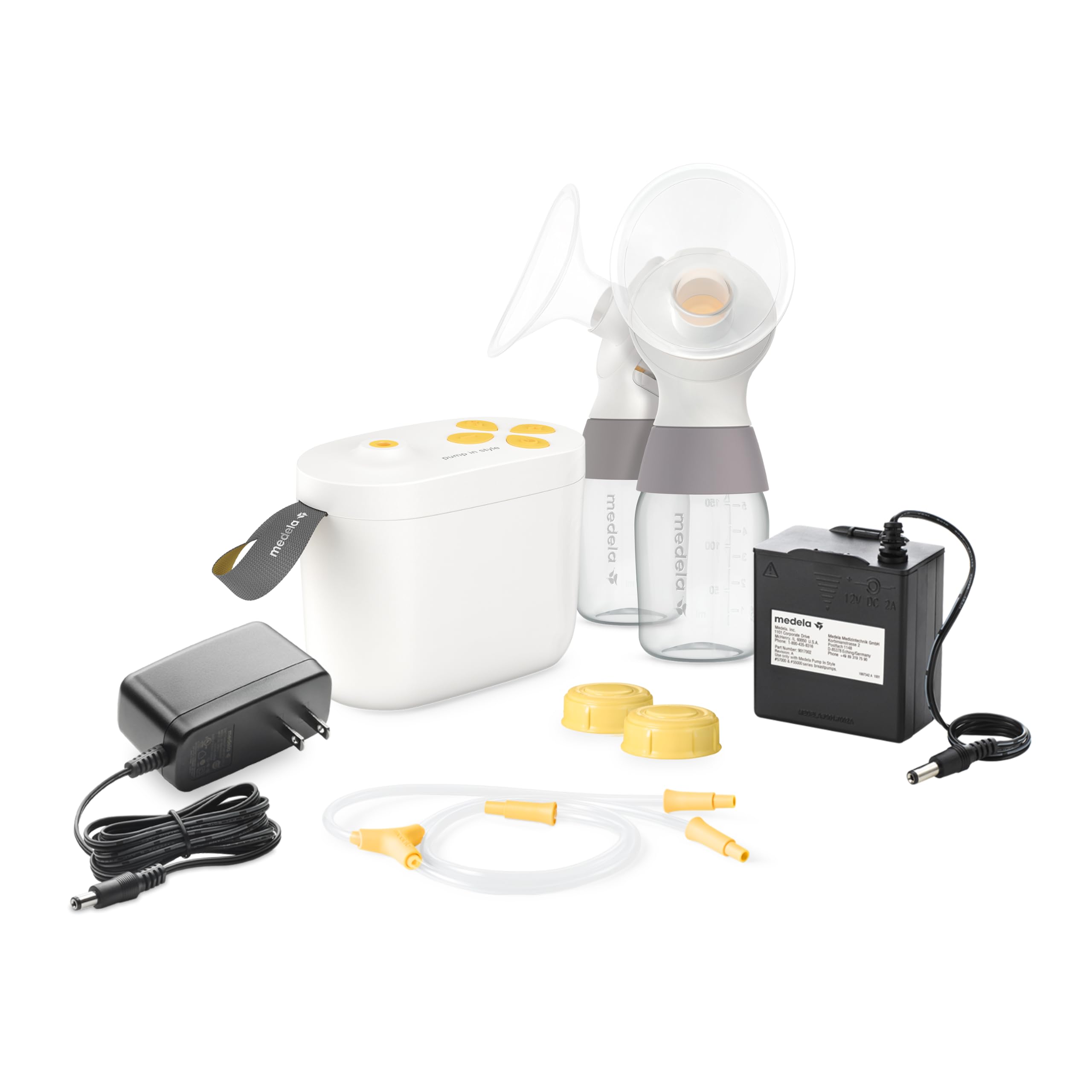 Medela Pump in Style Advanced Breast Pump Starter Kit - Double Electric Breast Pump with 4 Bottles & Accessories for Comfortable Breastfeeding at Home or Work