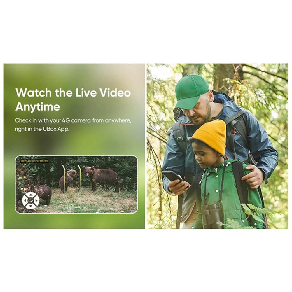 4MP 4G Solar Security Camera Wireless Outdoor - WiFi Human/Animal Detection with 2-Way Talk & IP66 Waterproof - Ideal for Home Security, Farm Monitoring, and Wildlife Observation