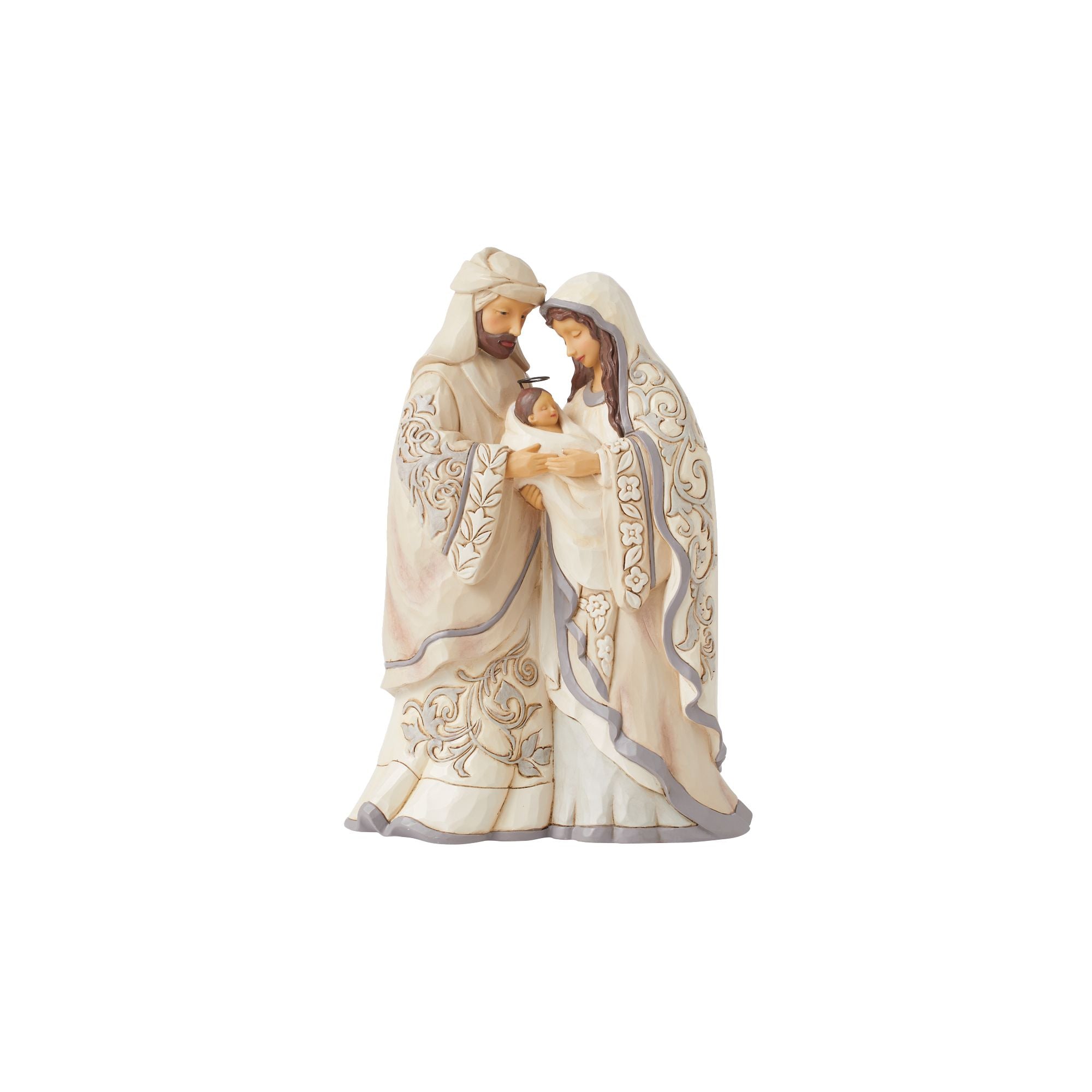 Woodland Holy Family Nativity Set - Handcrafted Christmas Decor for Home, Church & Outdoor Nativity Scenes - Perfect Holiday Decoration & Gift Idea